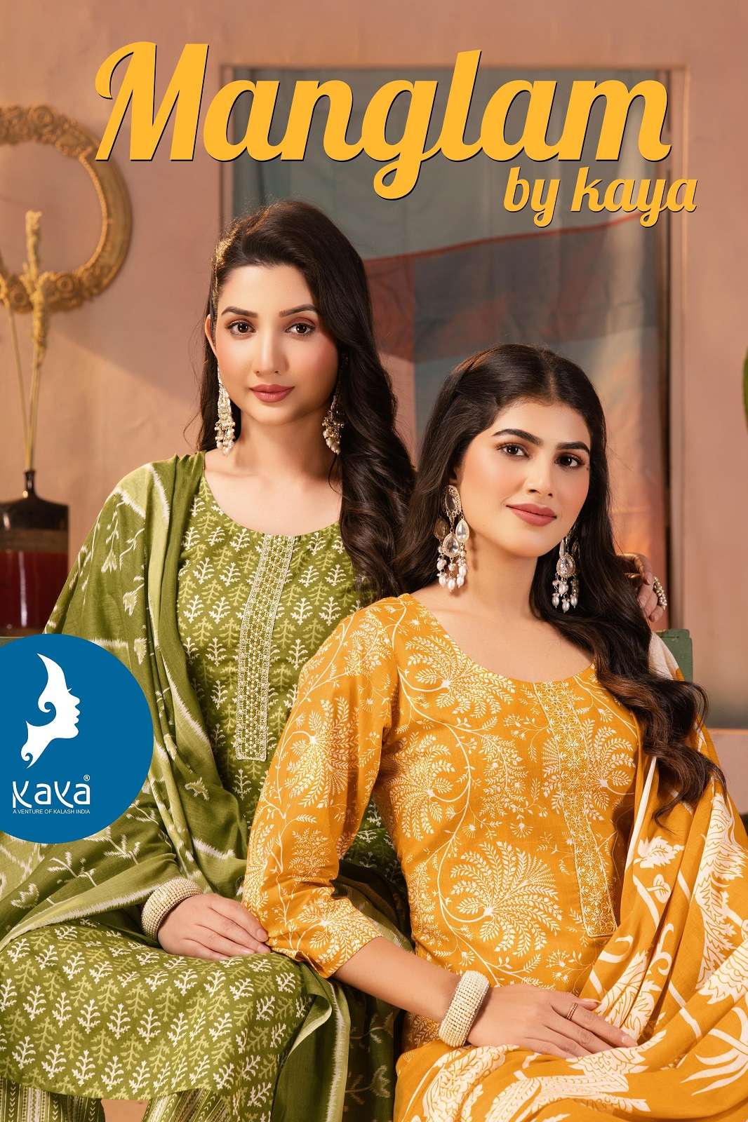 KAYA MANGLAM COTTON PRINTED READY TO WEAR KURTIES