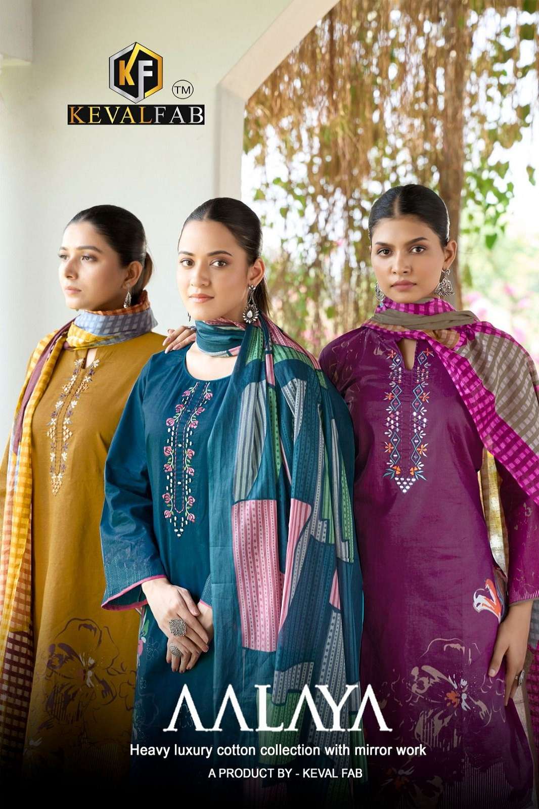KEVAL FAB AALAYA VOL 1 COTTON PRINTED DRESS MATERIALS