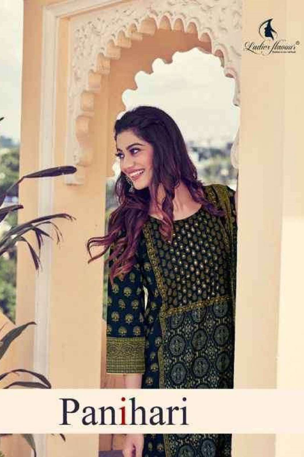 LADIES FLAVOUR PANIHARI READY TO WEAR CHANDERI KURTIES