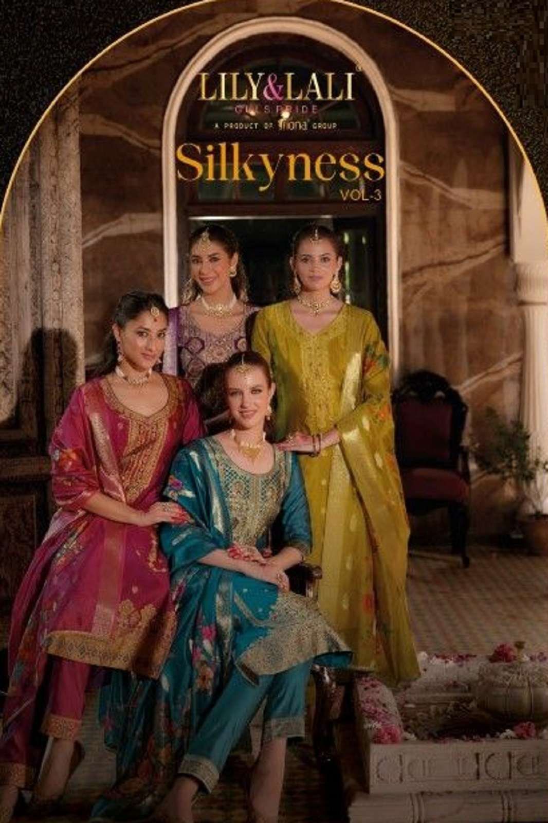 LILY & LALI SILKYNESS VOL 3 ORGANZA READY TO WEAR ANARKALI KURTIES
