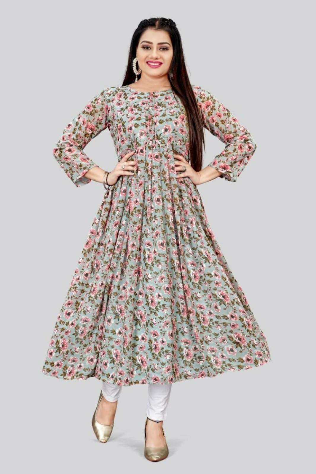 Moksh International Kashish 14337 Ready to Wear Georgette Long Kurti