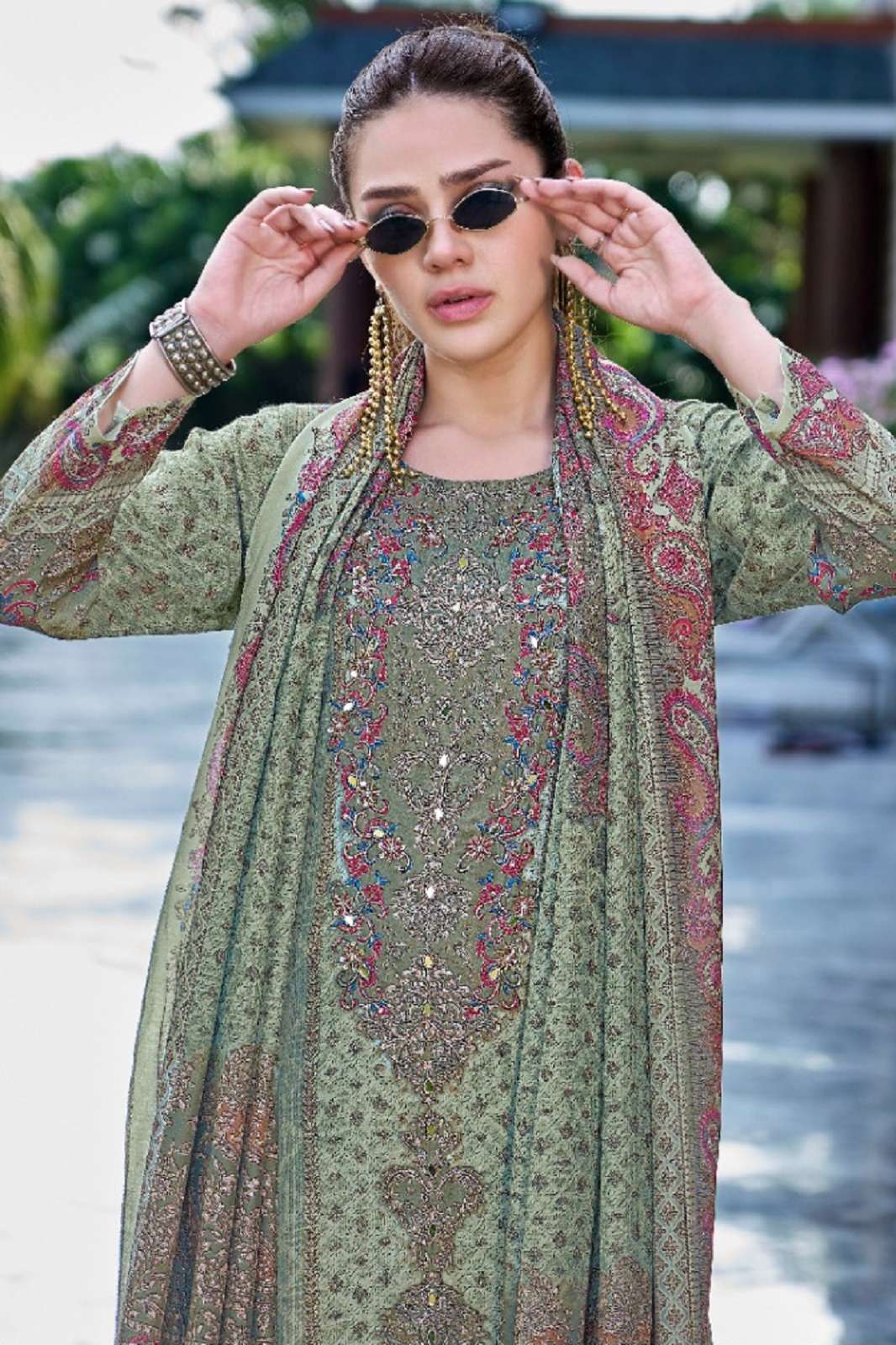 MOTIFZ 966 ABCD VISCOSE DIGITALLY PRINTED SUITS