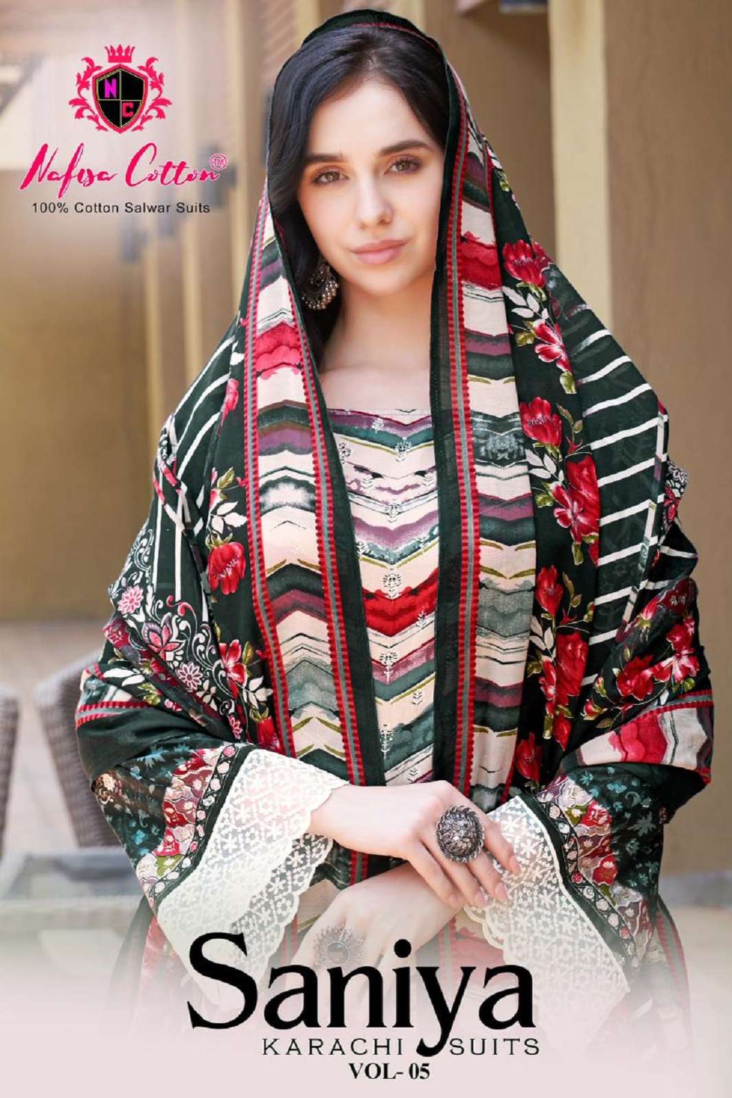NAFISA SANIYA VOL 5 COTTON PRINTED DRESS MATERIALS