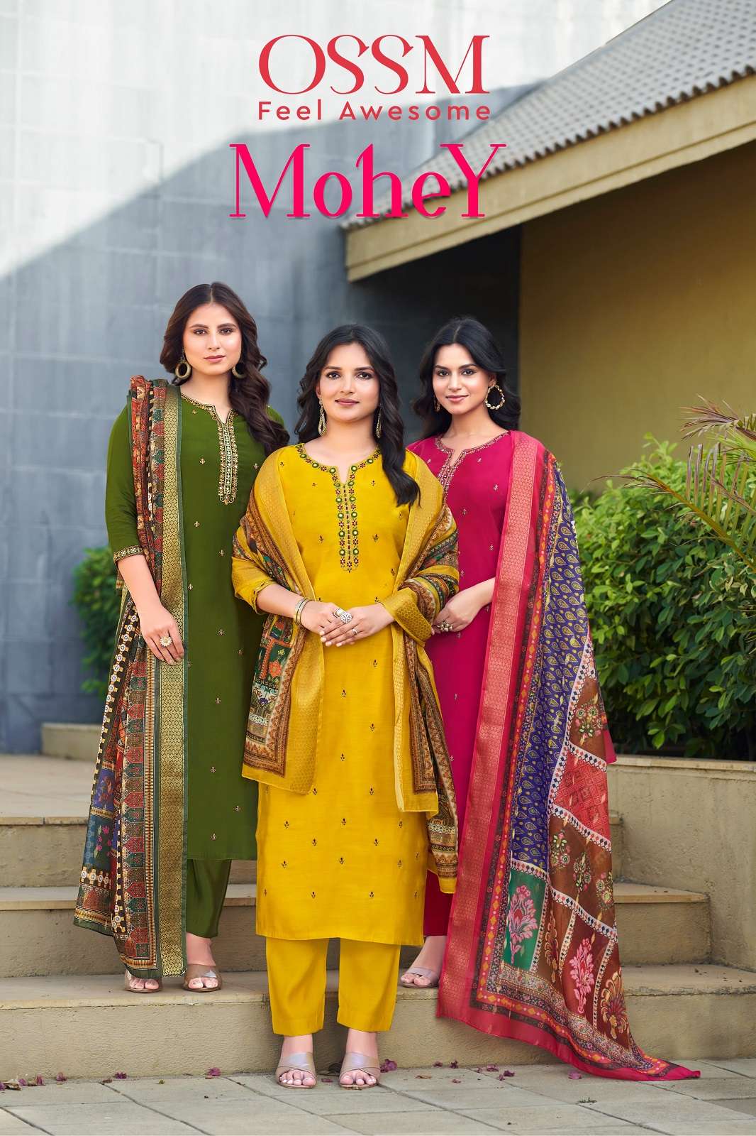 OSSM MOHEY READY TO WEAR ROMAN SILK KURTIES