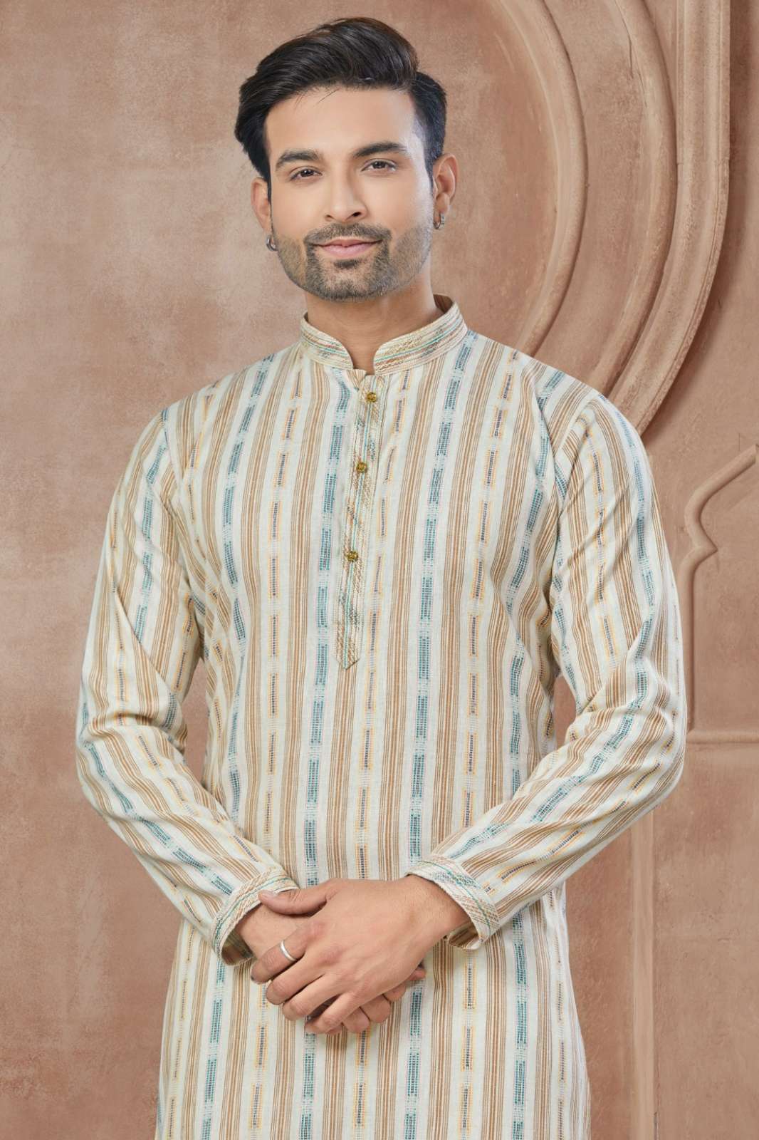 Outluk Wedding Collection 35 Pure Cotton With Pintex Work Kurta Pajama 