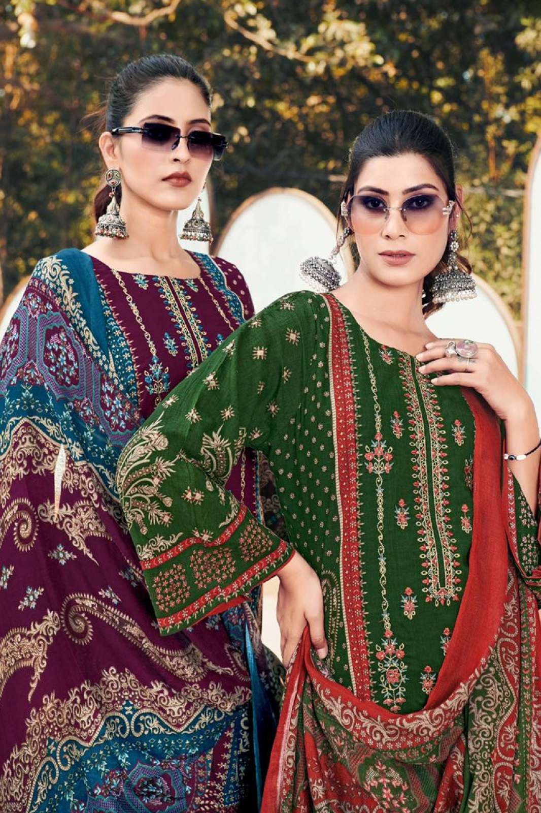 PAKIZA PRINTS NAWAZISH VOL 8 RAYON DRESS MATERIALS