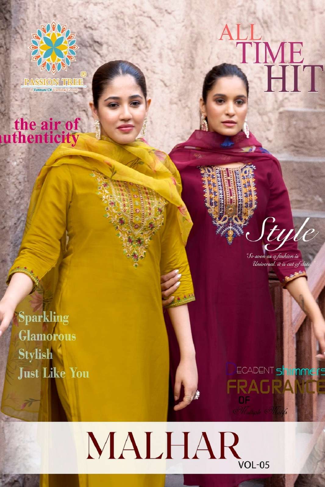 PASSION TREE MALHAR VOL 5 READY TO WEAR SILK KURTIES