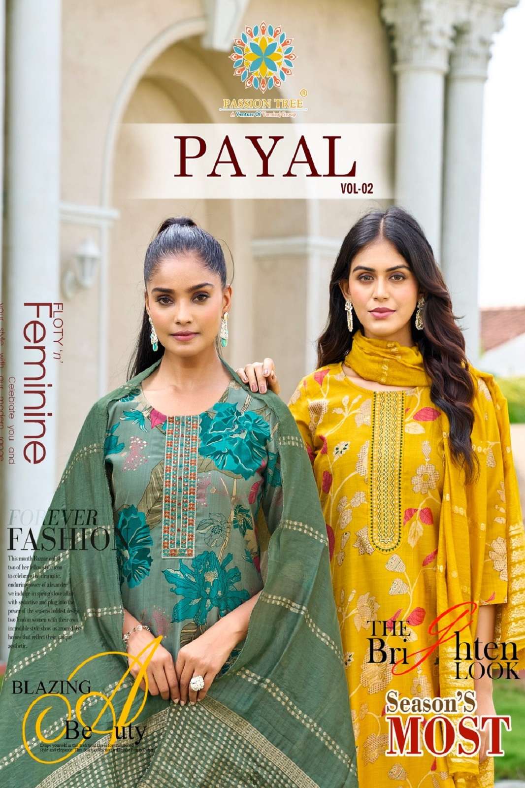 PASSION TREE PAYAL VOL 2 PRINTED READY TO WEAR KURTIES