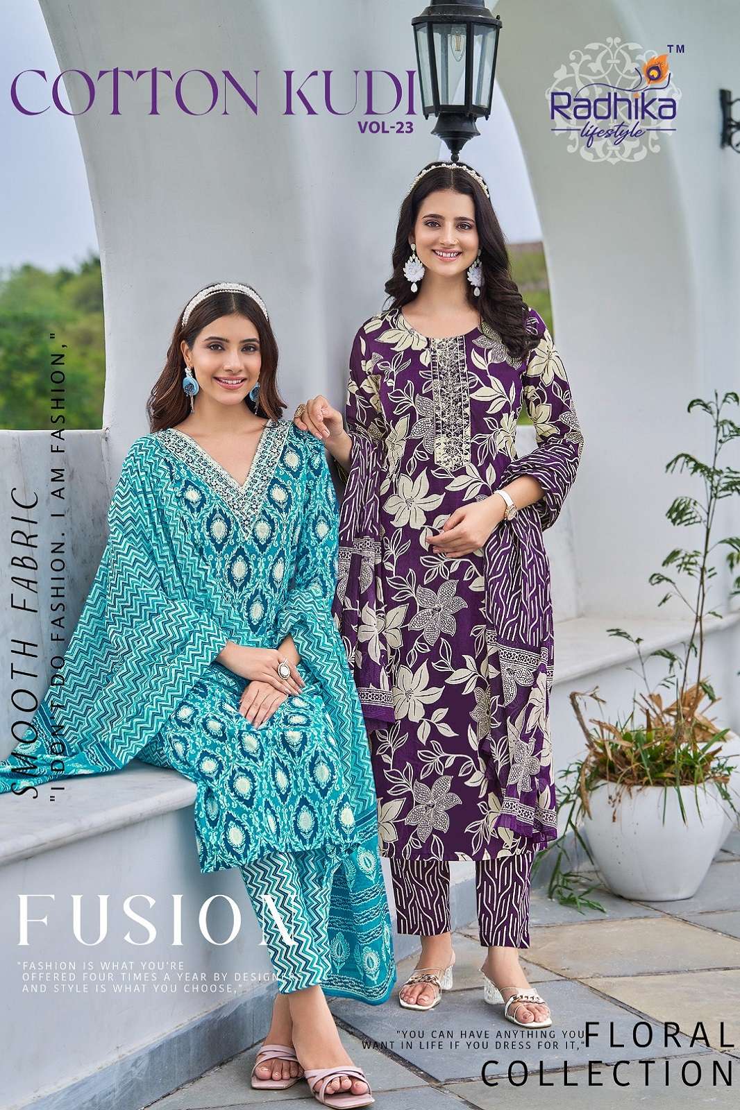 RADHIKA LIFEESTYLE COTTON KUDI VOL 23 READY TO WEAR KURTIES