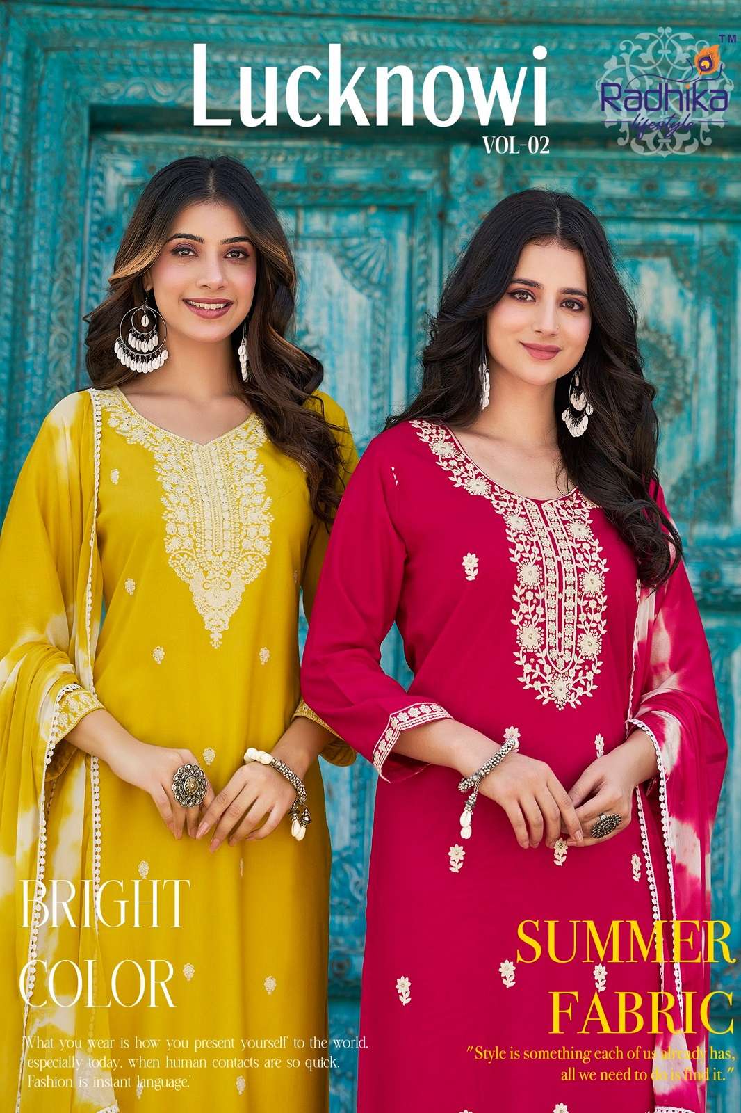 RADHIKA LIFESTYLE LUKHNOVI VOL 2 RAYON READY TO WEAR KURTIES