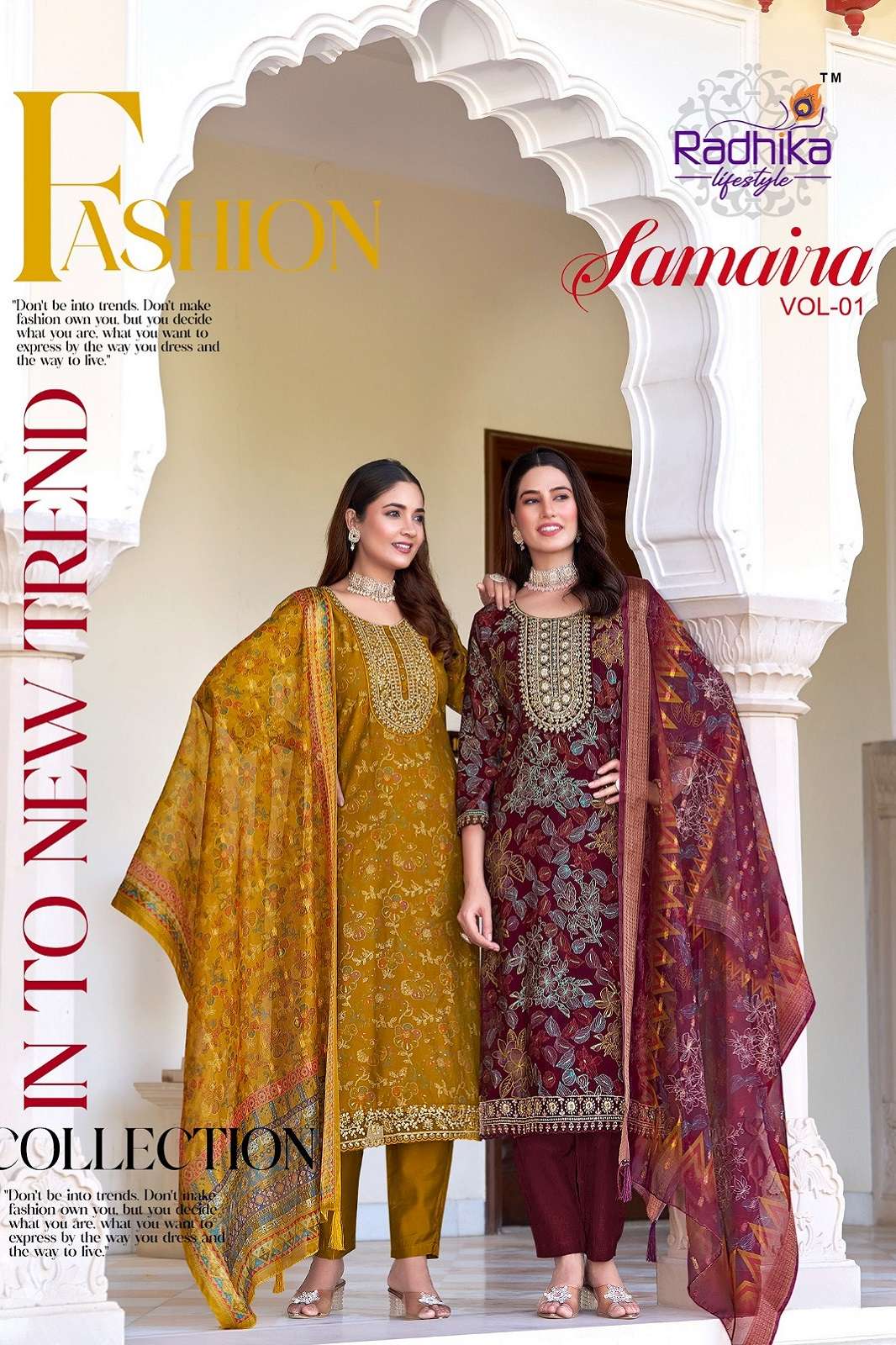 RADHIKA LIFESTYLE SAMAIRA VOL 1 PRINTED READY TO WEAR KURTIES