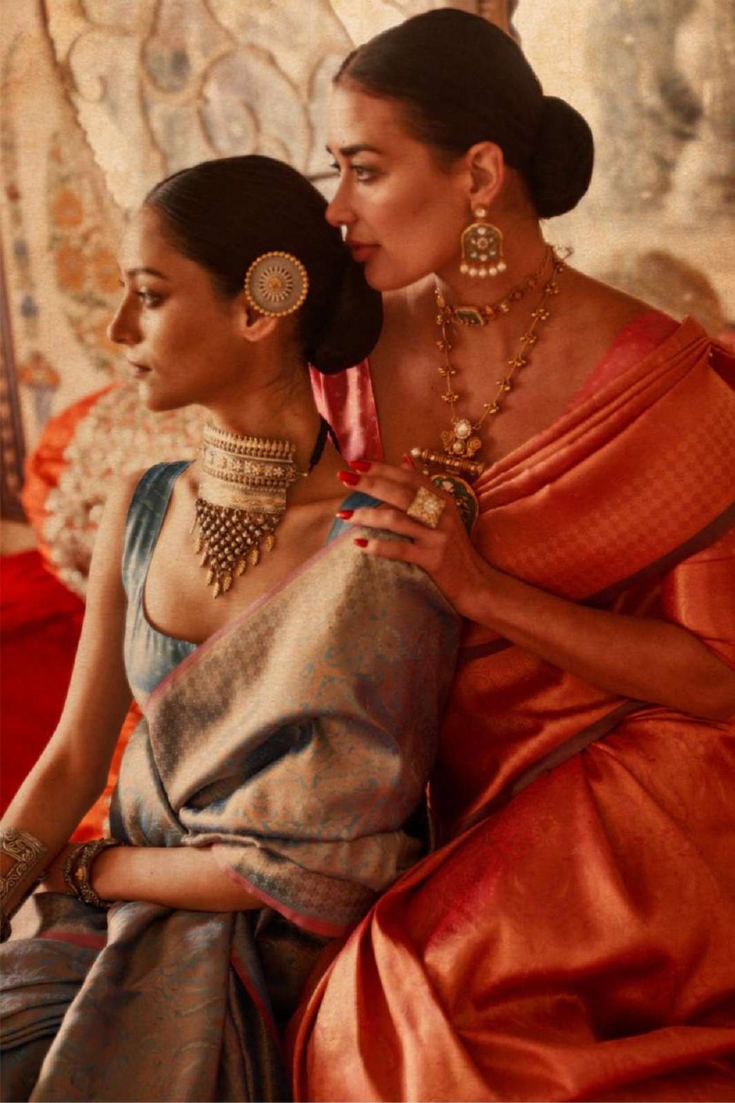 RAJBEER THE LABEL HANLOOM WEAVING SILK SAREES