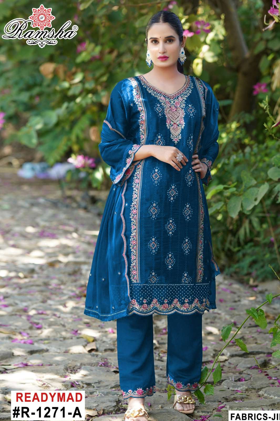 RAMSHA R 1271 Ready to wear Jimmy Chew Embroidered Pakistani Suit