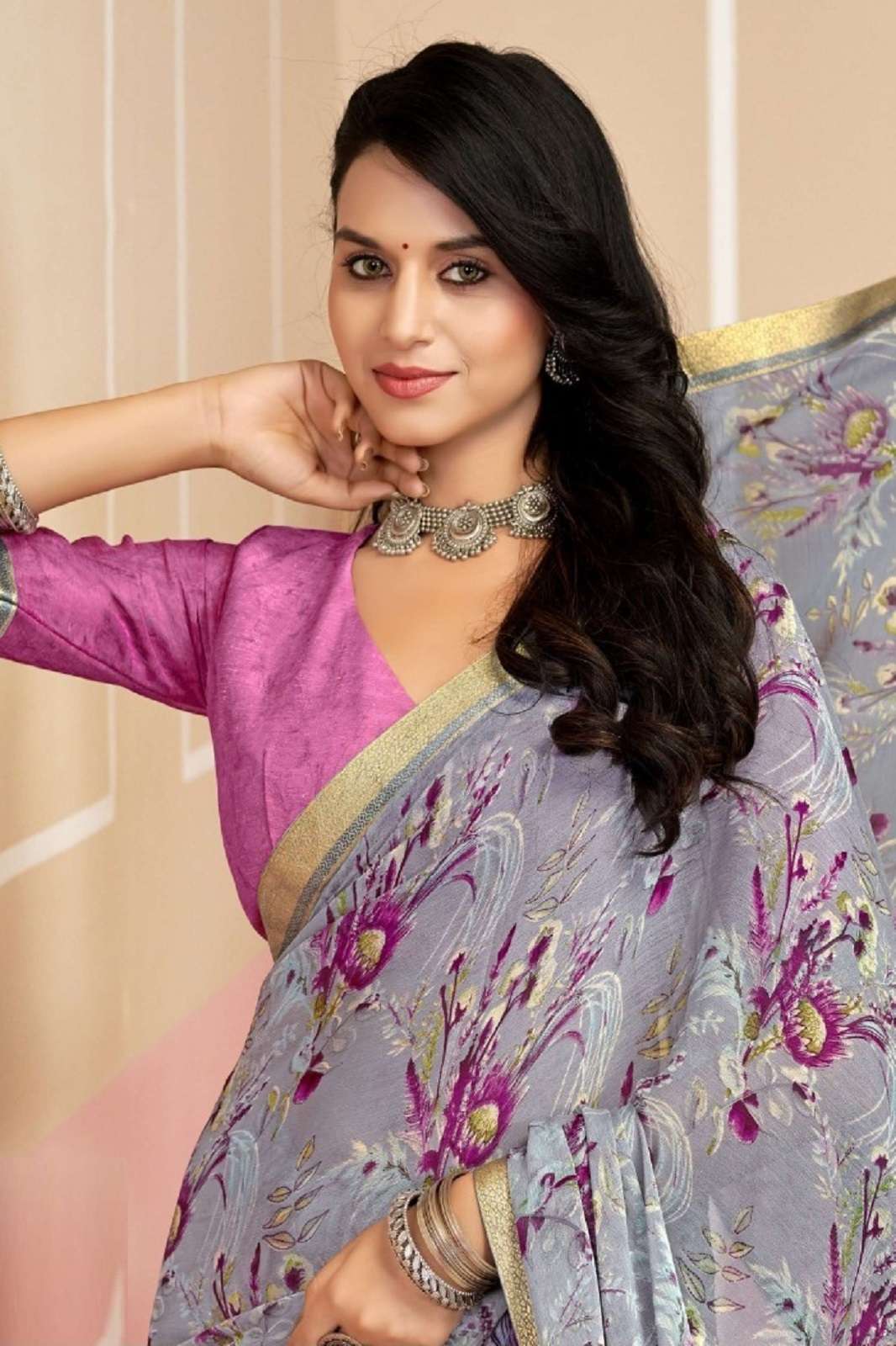 RUCHI SIMAYAA VOL 33 41801A TO 41803D CHIFFON PRINTED SAREES