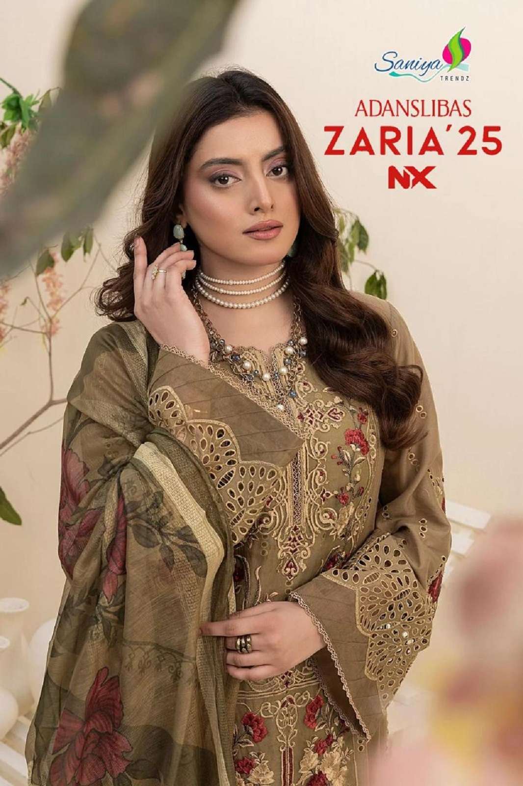 SANIYA TRENDZ ZARIA 25 COTTON EMBROIDERY WORKED SUITS