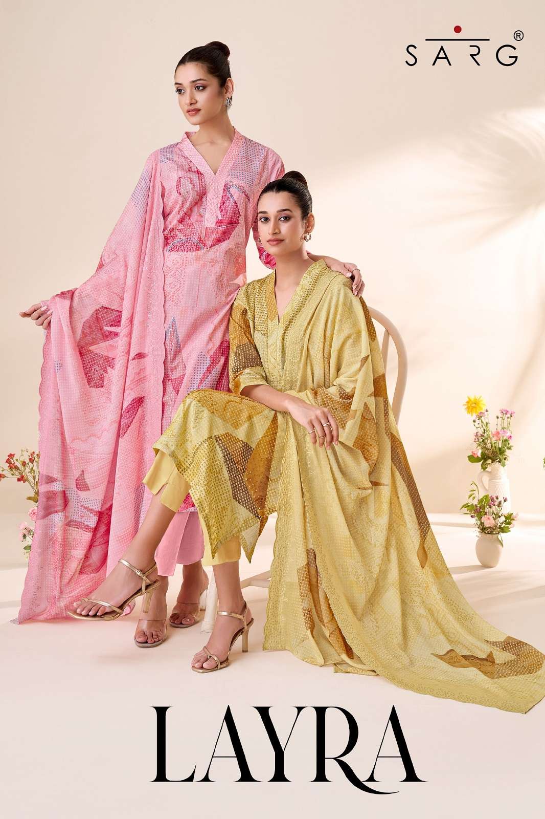 SARG LAYRA COTTON LAWN DIGITALLY PRINTED SUITS
