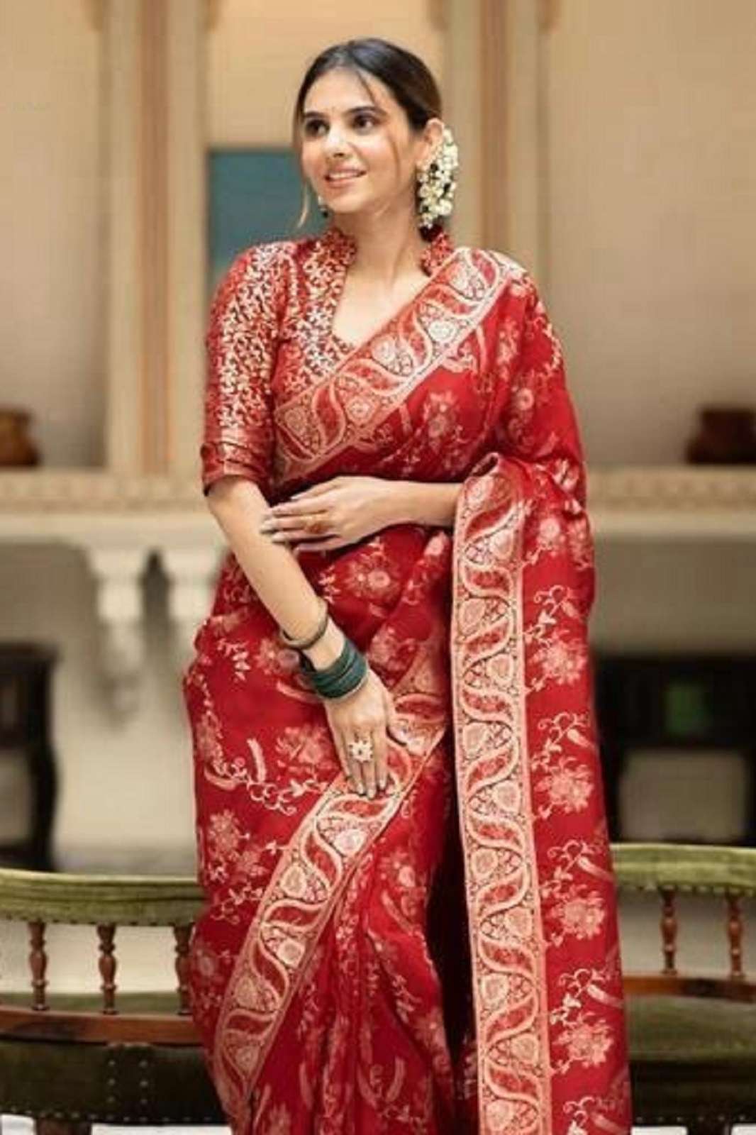 SHRI BALAJI 5072 LICHI SILK RICH PALLU SAREES
