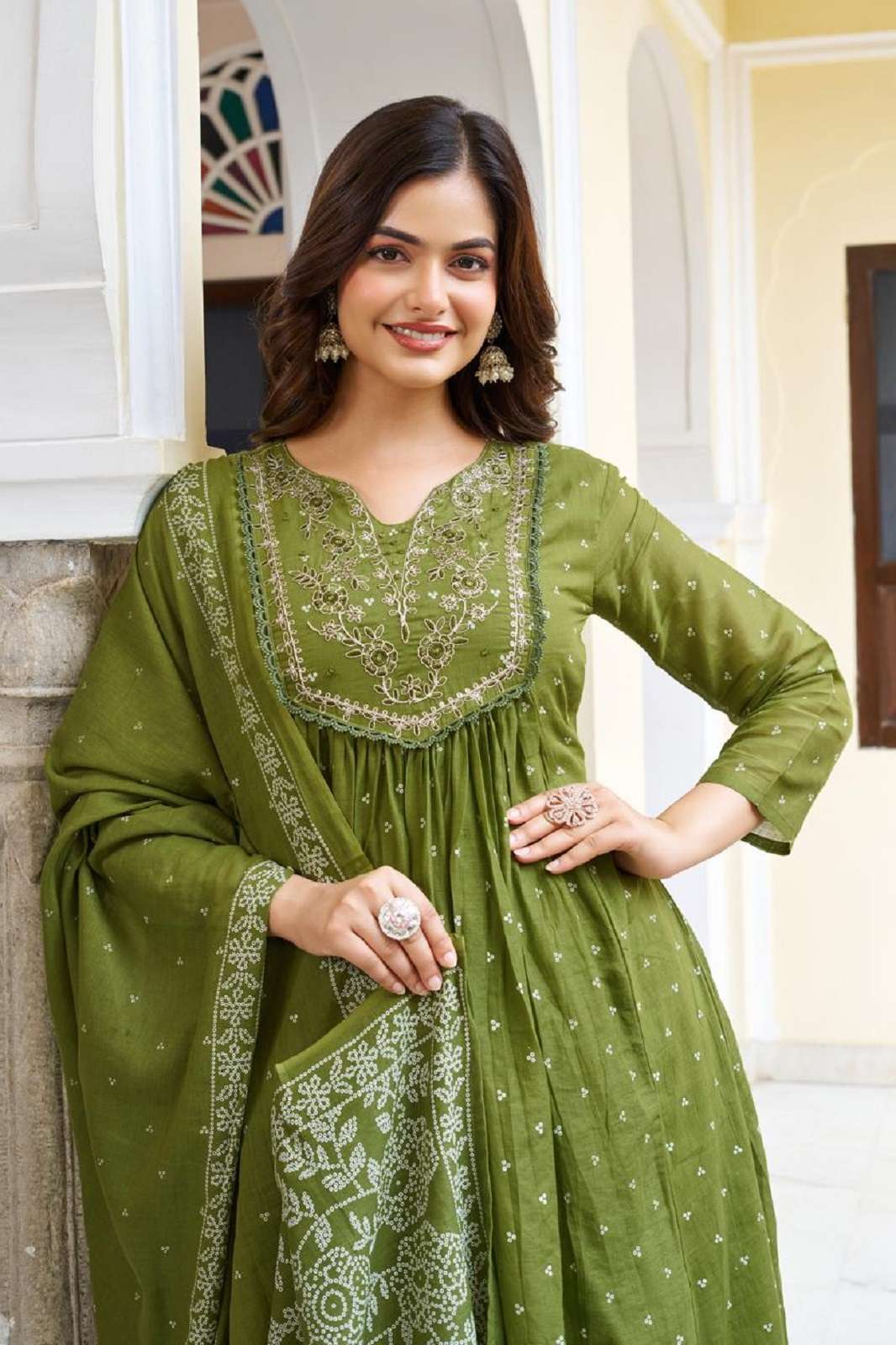 SHRI BALAJI COTTON PRINTED READY TO WEAR KURTIES