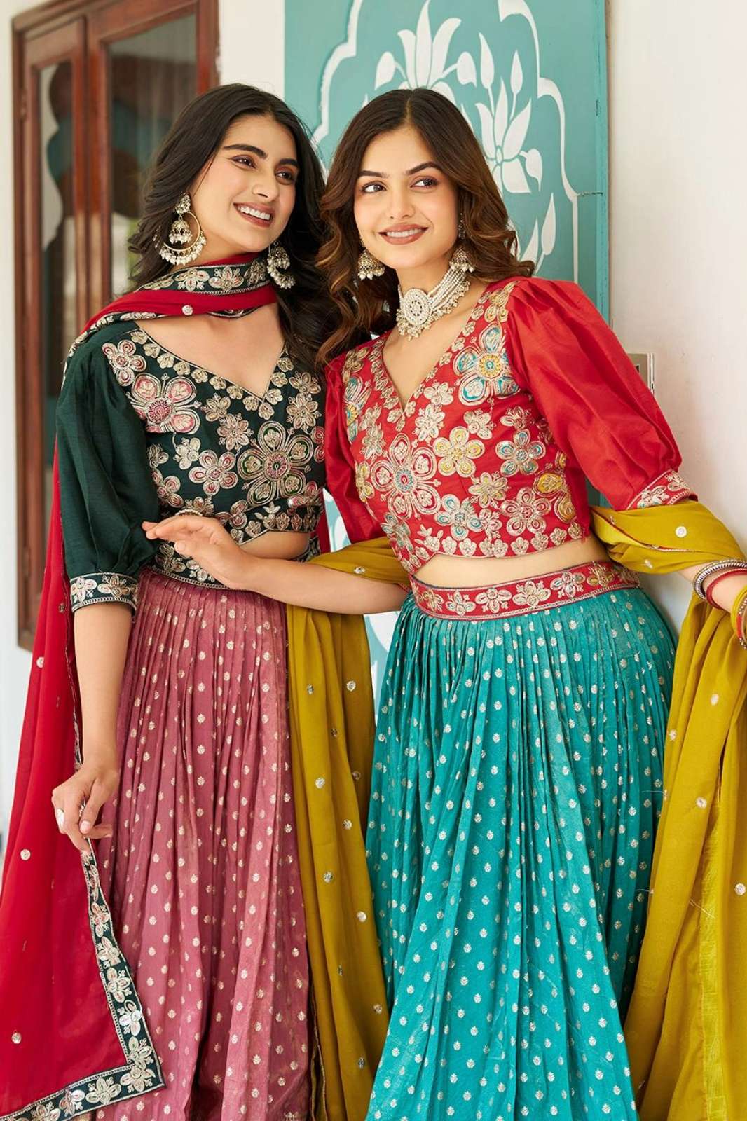 Shri Balaji Emporium 104 Traditional South collection Heavy Georgette Lehenga Choli