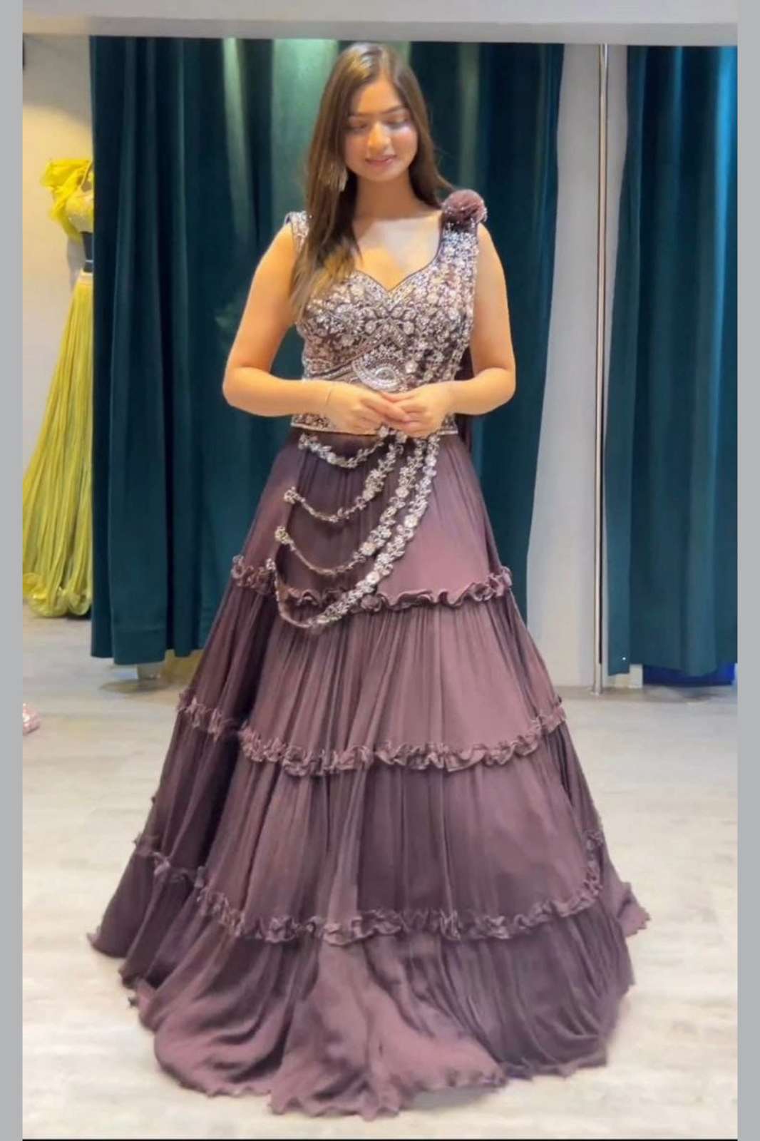 Shri Balaji Emporium 8014 Party Wear Latest Designer Coding work Lehenga choli