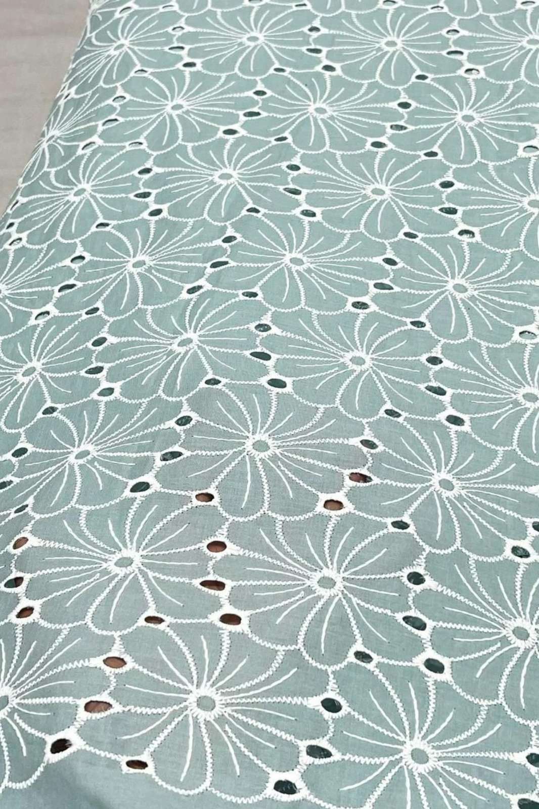 Shri Balaji Emporium A769 Cutwork and Embroidery Work Designer Cotton Fabric