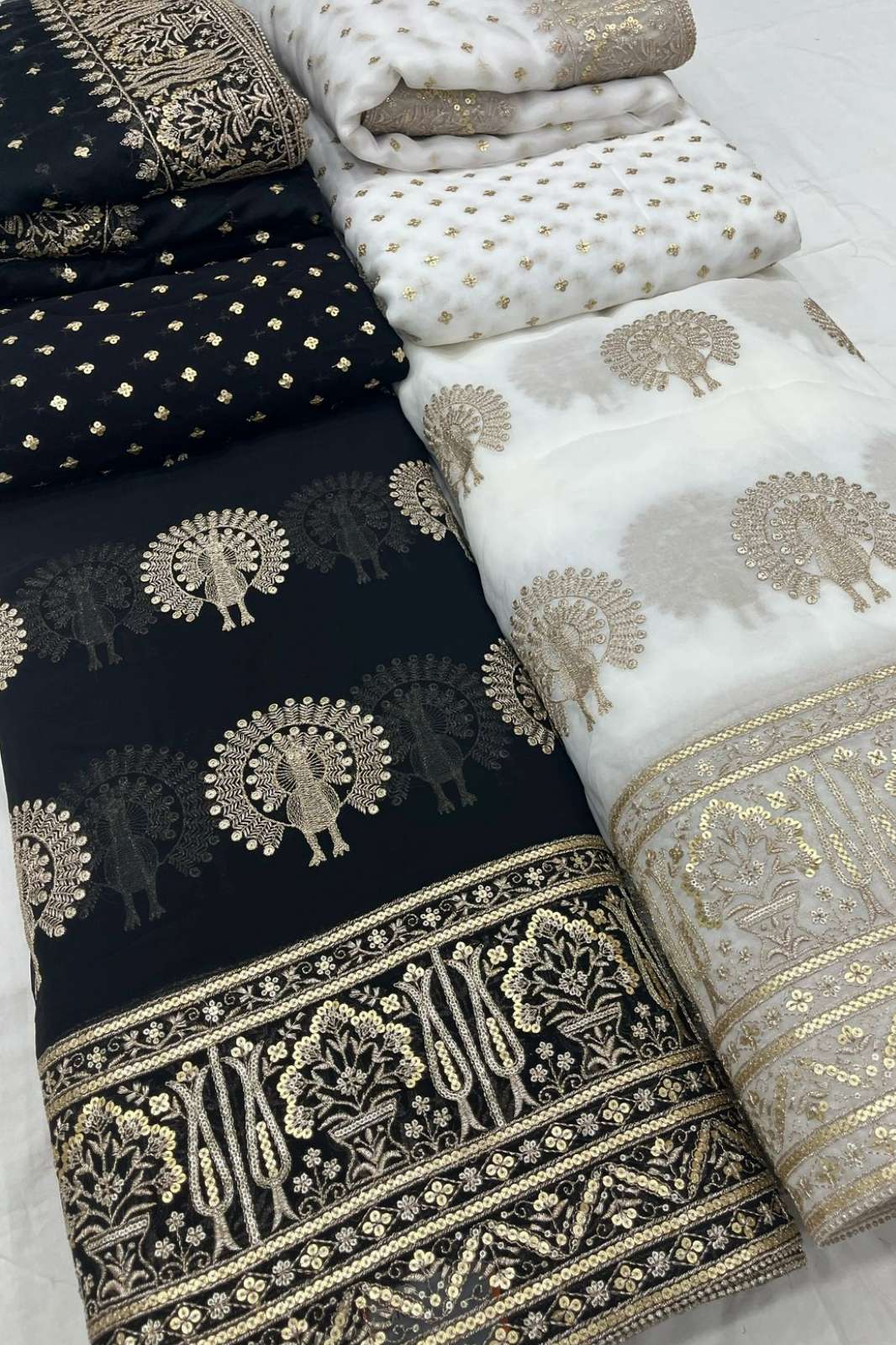 Shri Balaji Emporium A778 Embroidery Work Designer Georgette Fabric