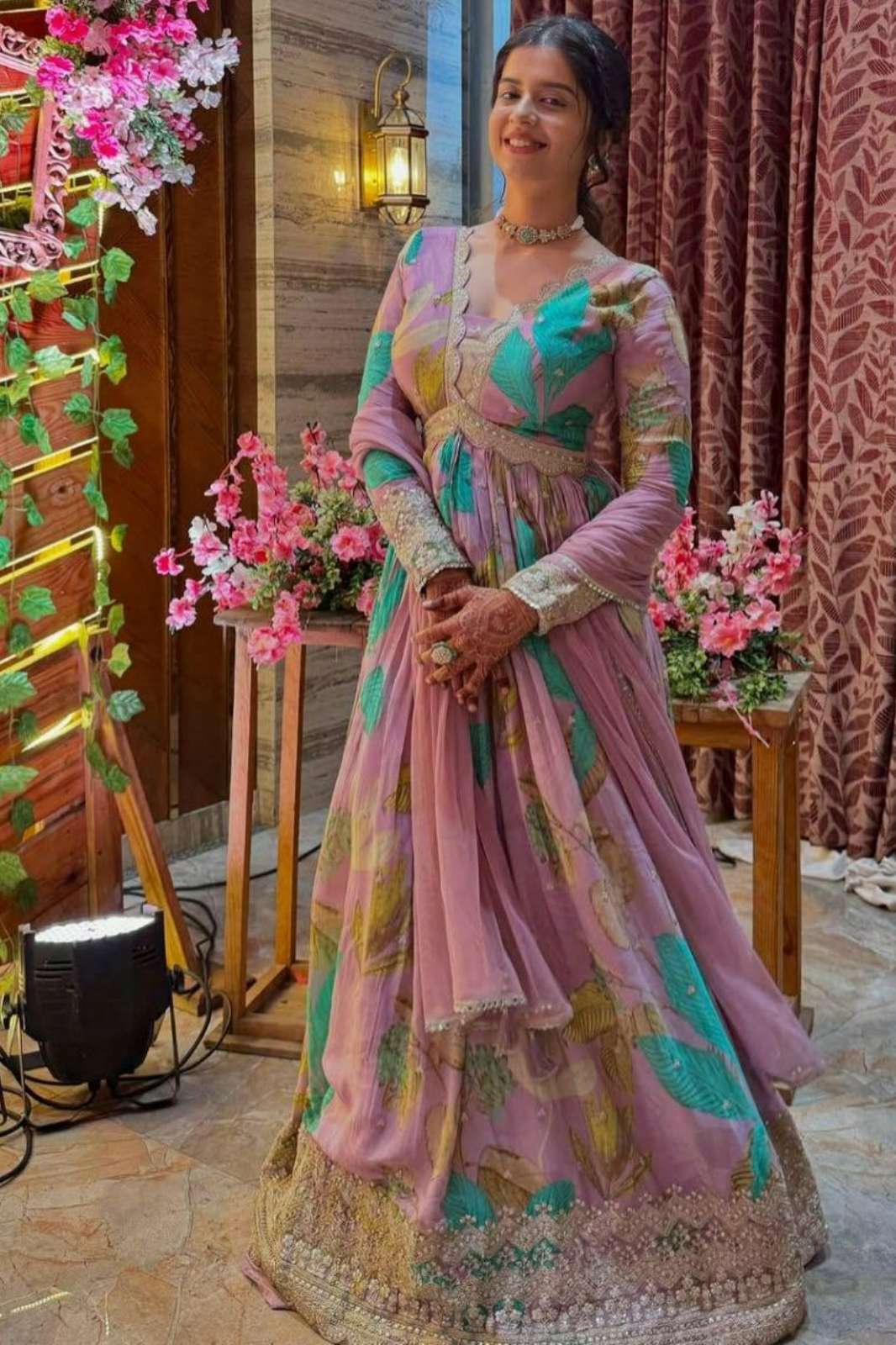 Shri Balaji Emporium DV 24576 Ready to Wear Faux Georgette Gown with Dupatta