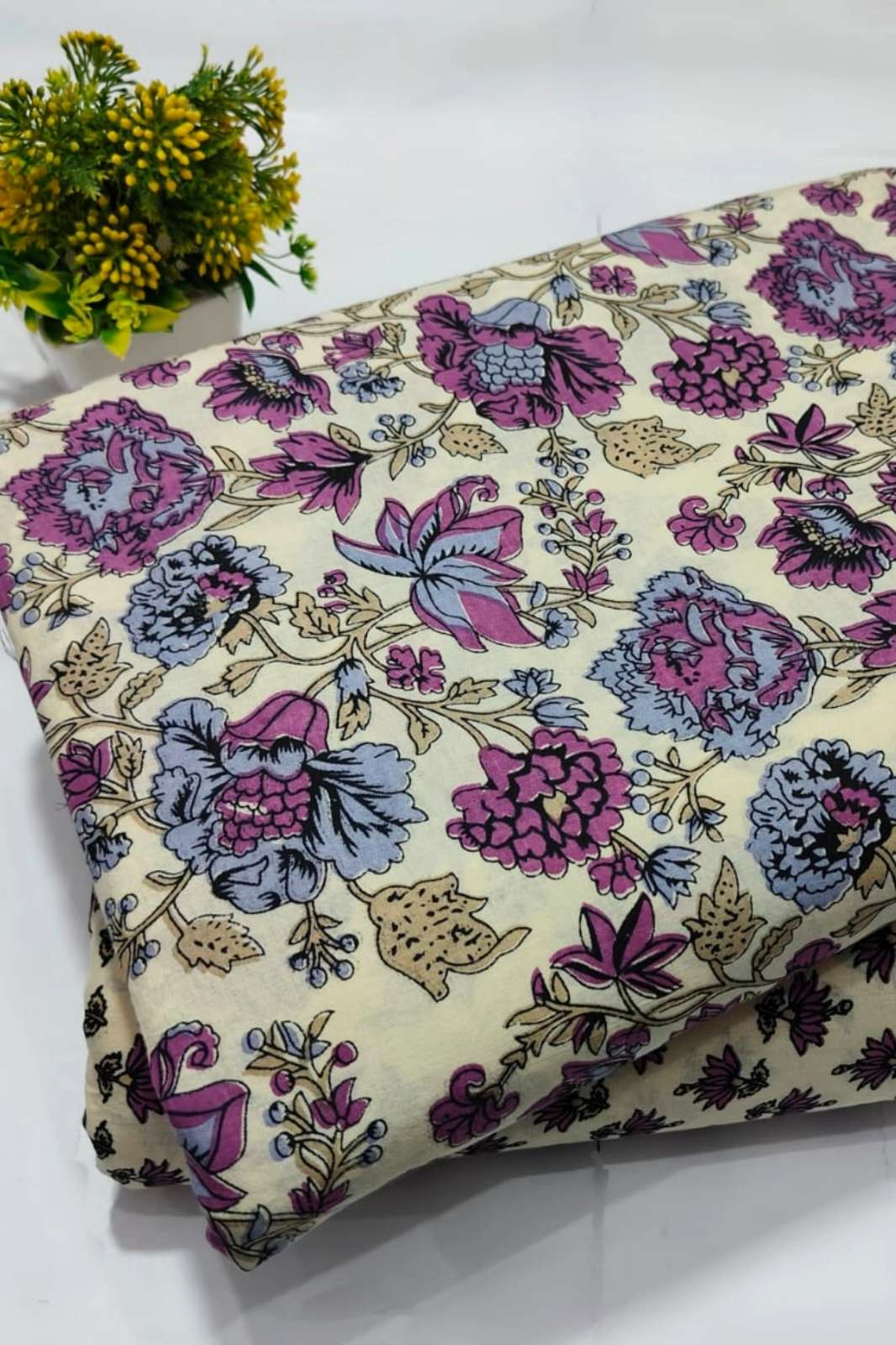 Shri Balaji Emporium RF 13722 Colourful Hand Block Print Cotton Fabric Suit Sets 