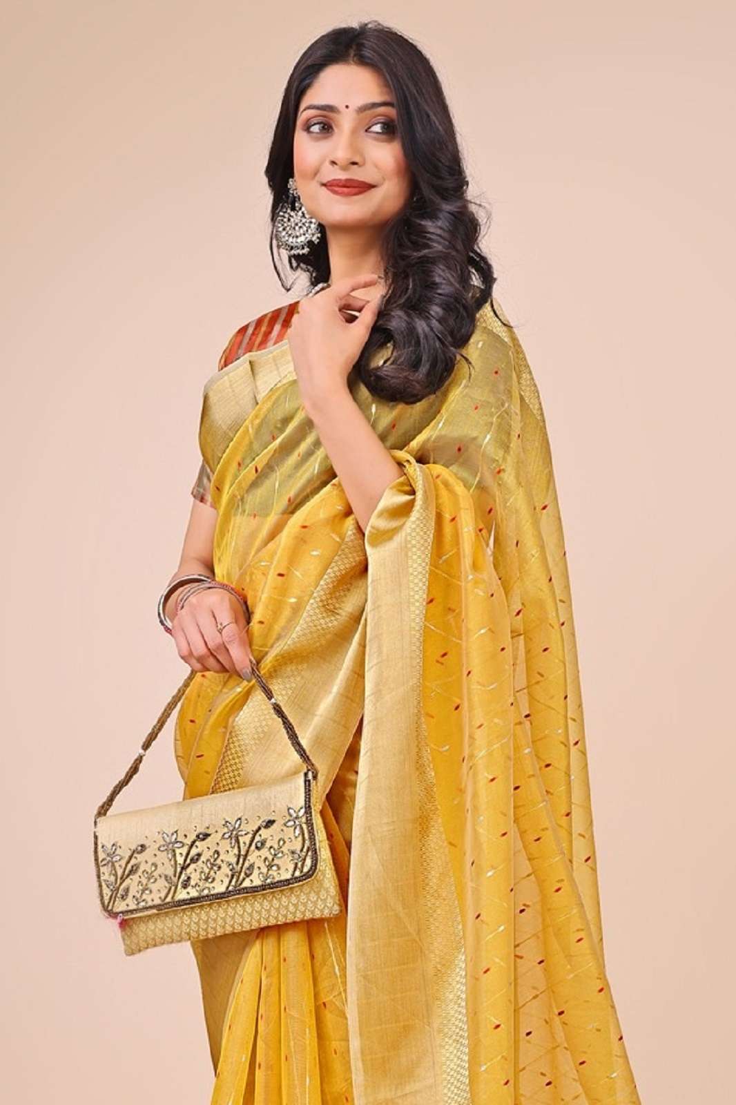 SHRI BALAJI FLORENCE 1001 TO 1006 ORGANZA DESIGNER SAREES
