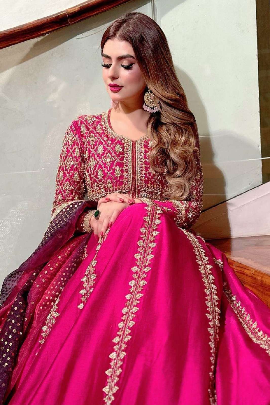 SHRI BALAJI LC 1319 CHINON SILK READY TO WEAR GOWNS