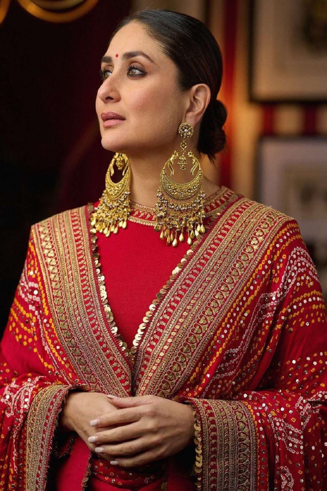 SHRI BALAJI LC 1320 MUSLINE COTTON EMBROIDERED RED READY TO WEAR SUITS