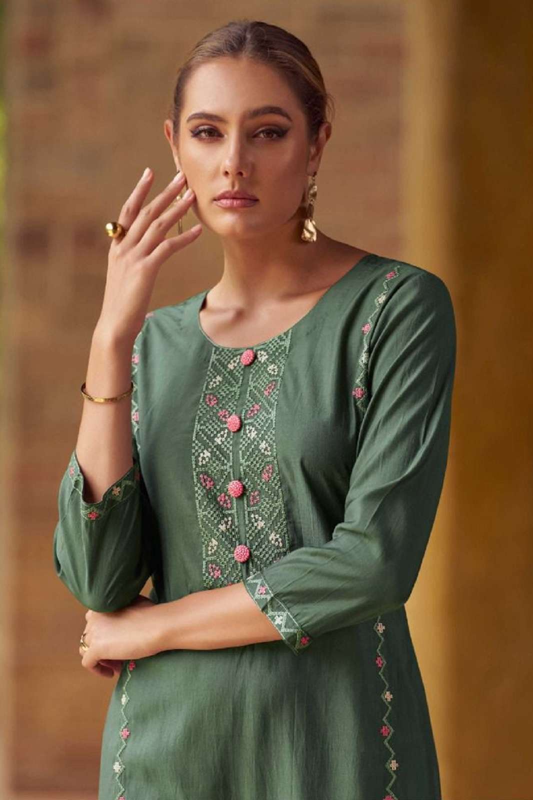 SHRI BALAJI MELODY CHANDERI READY TO WEAR KURTIES