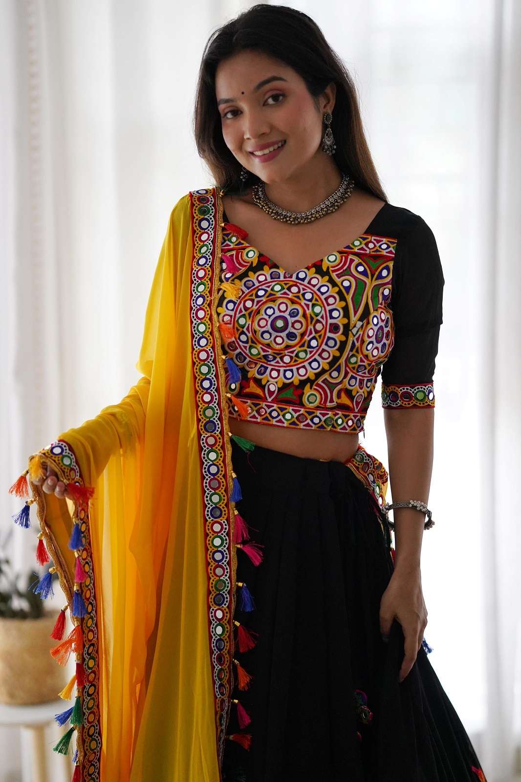SHRI BALAJI NAVRATRI 2025 GEORGETTE READY TO WEAR LEHENGAS