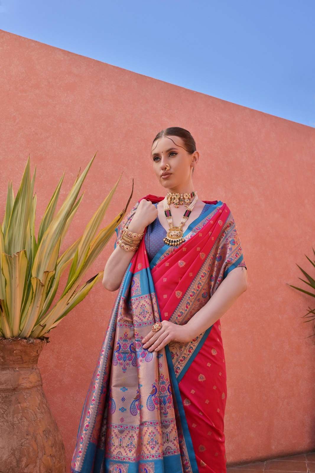 SHRI BALAJI PAITHANI NISHA BANASARI SILK SAREES