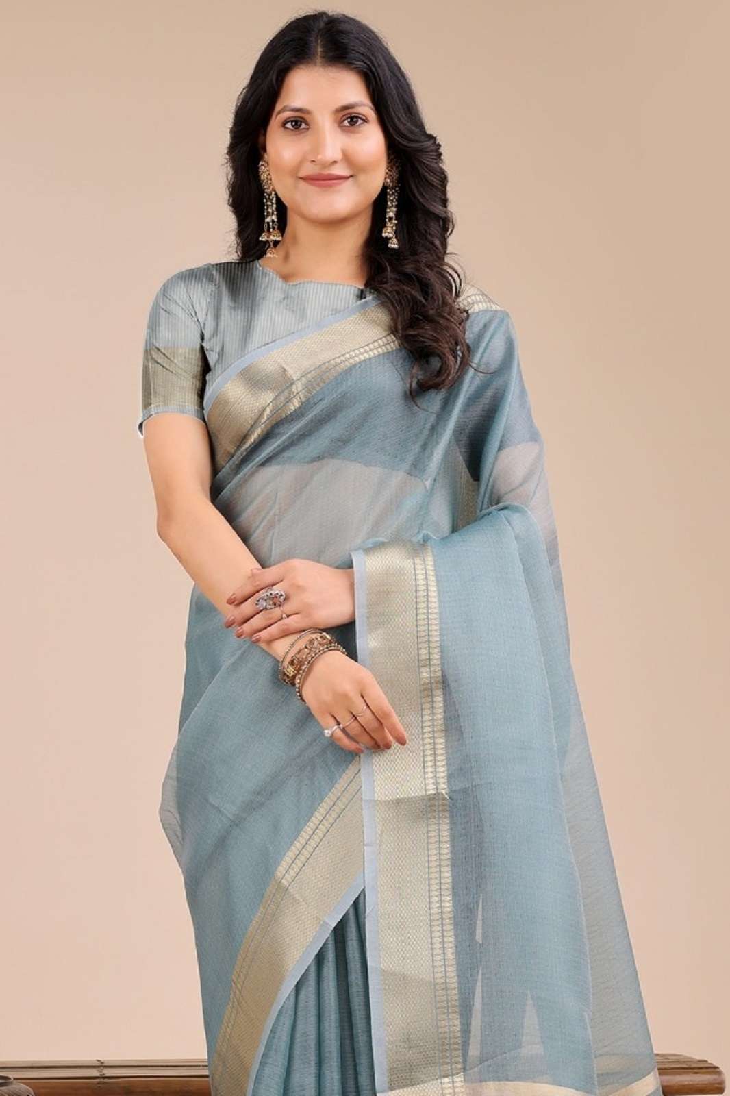 SHRI BALAJI SEOUL 1001 TO 1004 ORGANZA DESIGNER SAREES