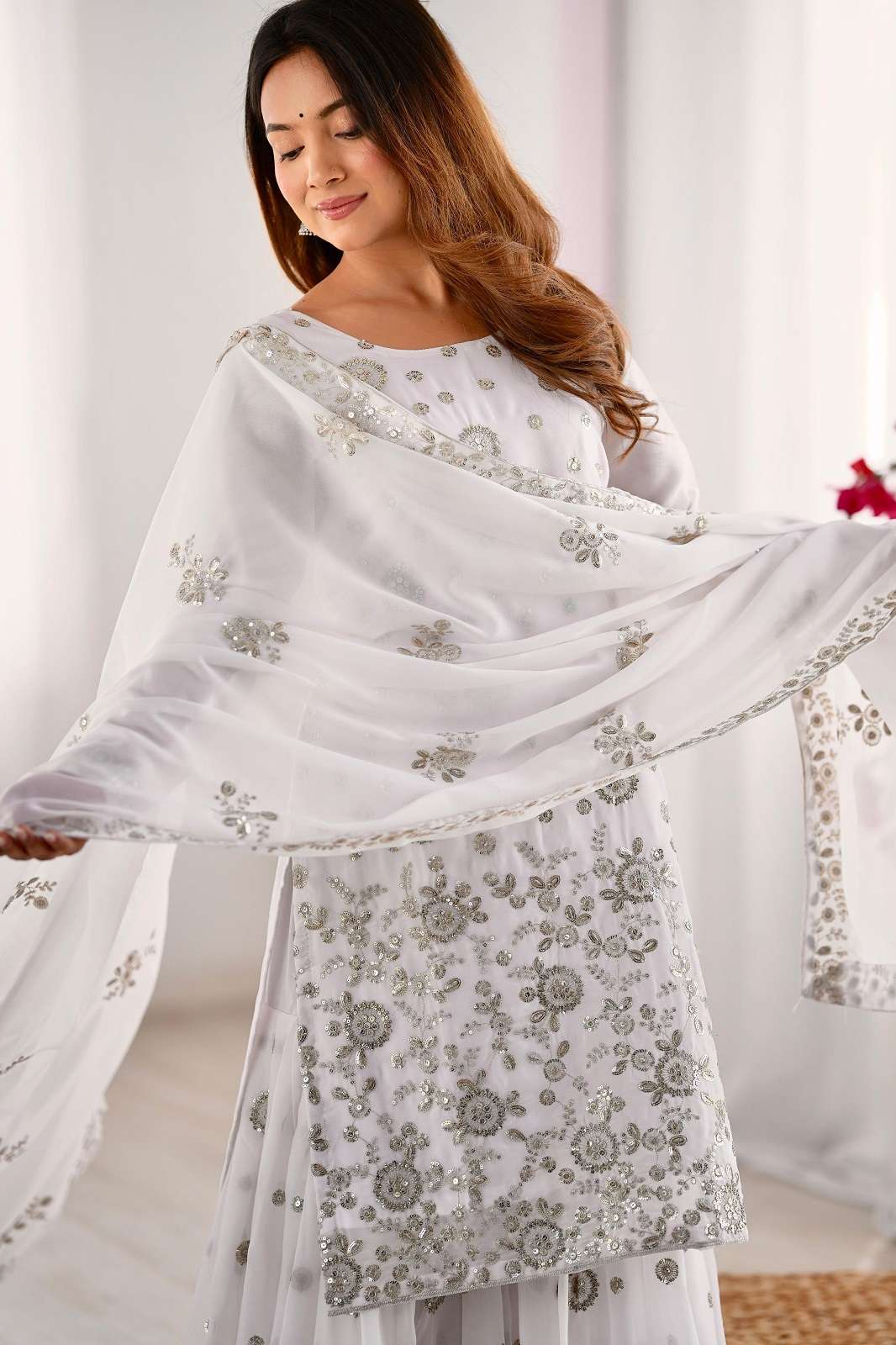 SHRI BALAJI SP 20 STAR GEOREGETTE READY TO WEAR KURTIES