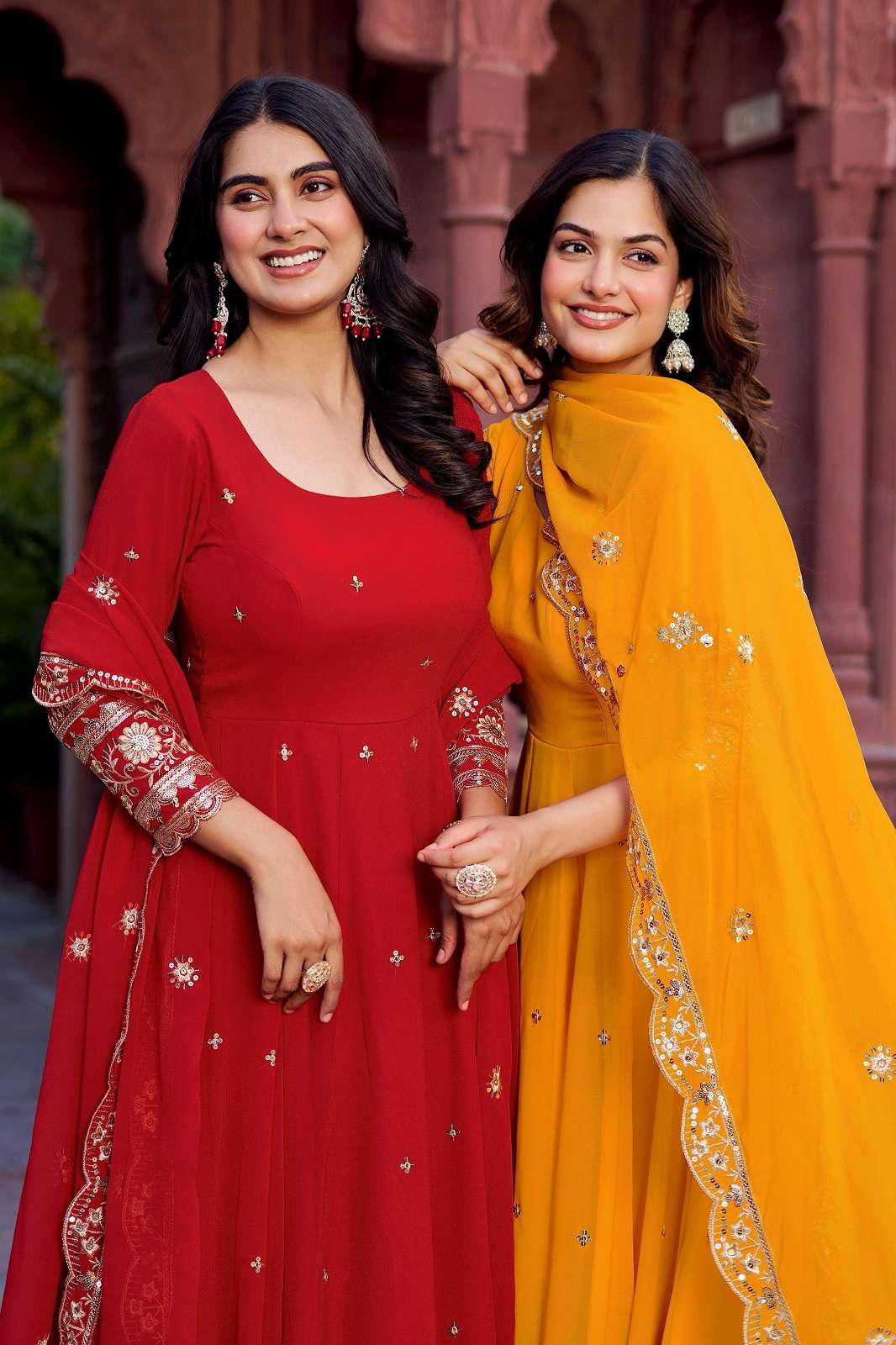 SHRI BALAJI SP 23 READY TO WEAR ANARKALI LONG KURTIES