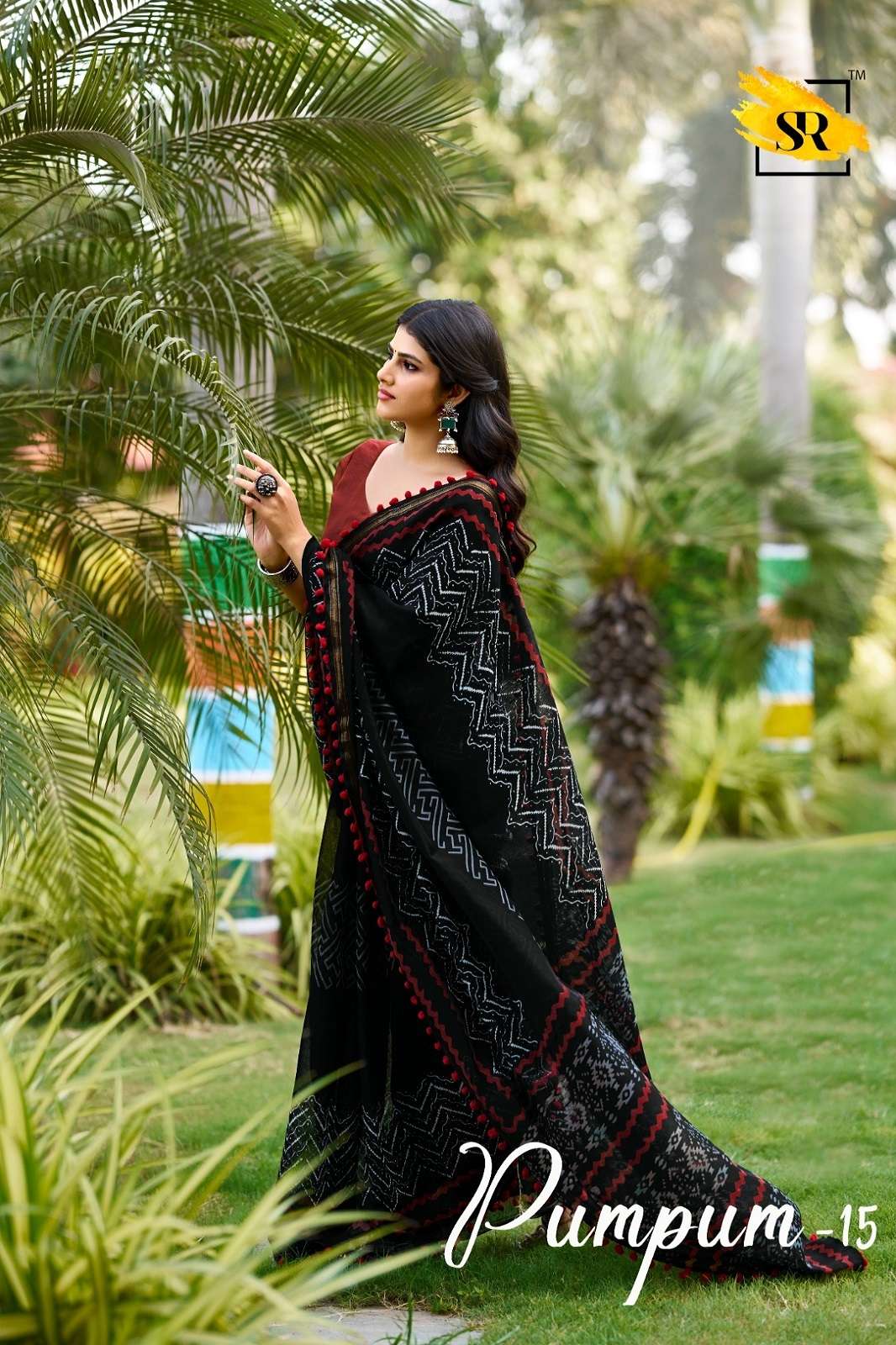SR PUMPUM VOL 15 MUL MUL COTTON PRINTED SAREES