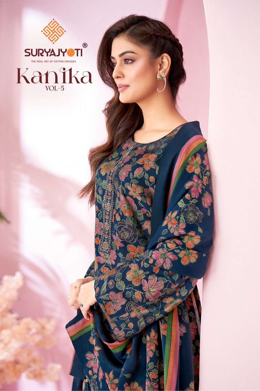 SUIRYAJYOTI KANIKA VOL 5 MODAL PRINTED DRESS MATERIALS