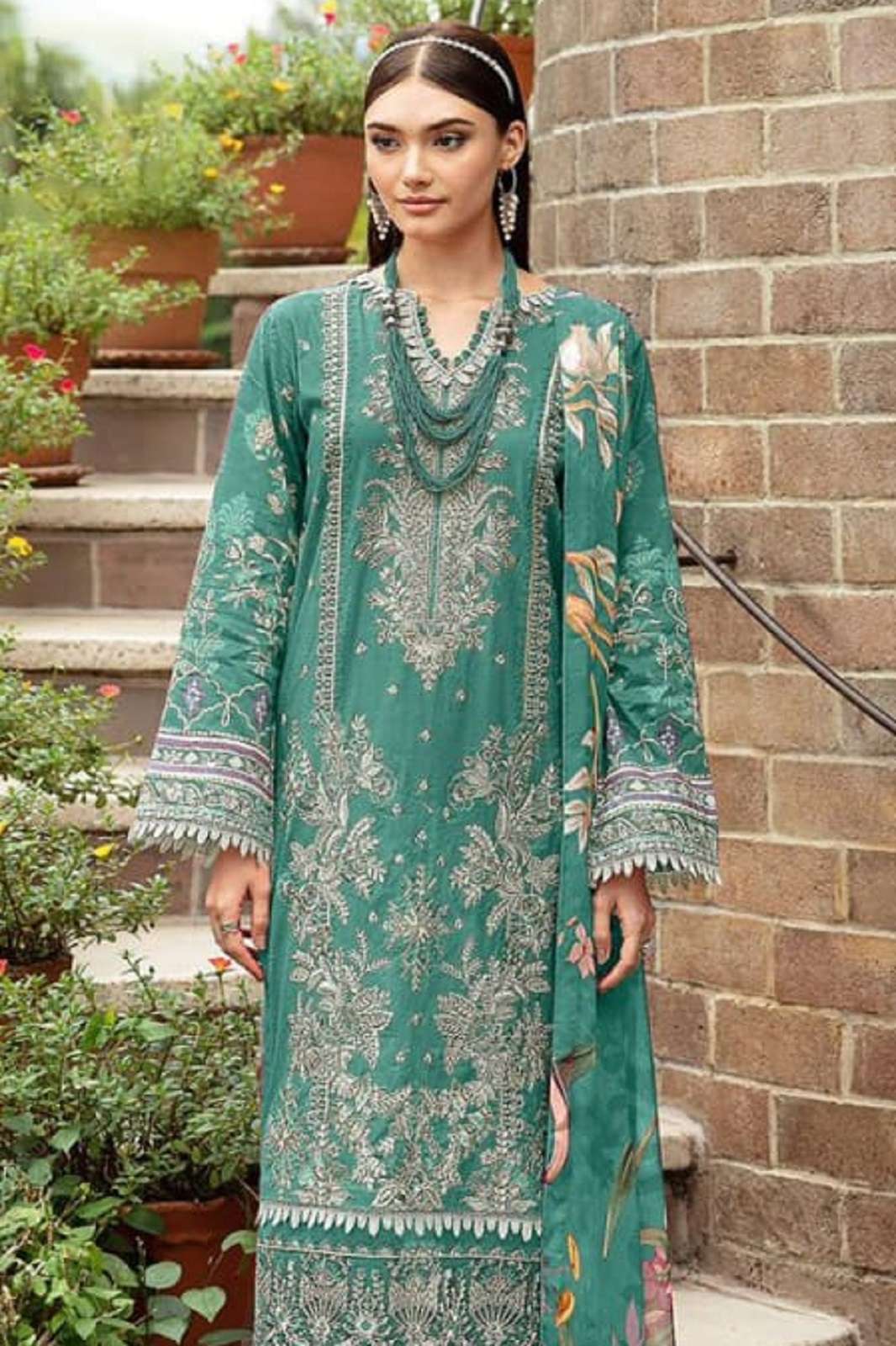 TAJ CREATION 600 PURE COTTON EMBROIDERED SUITS
