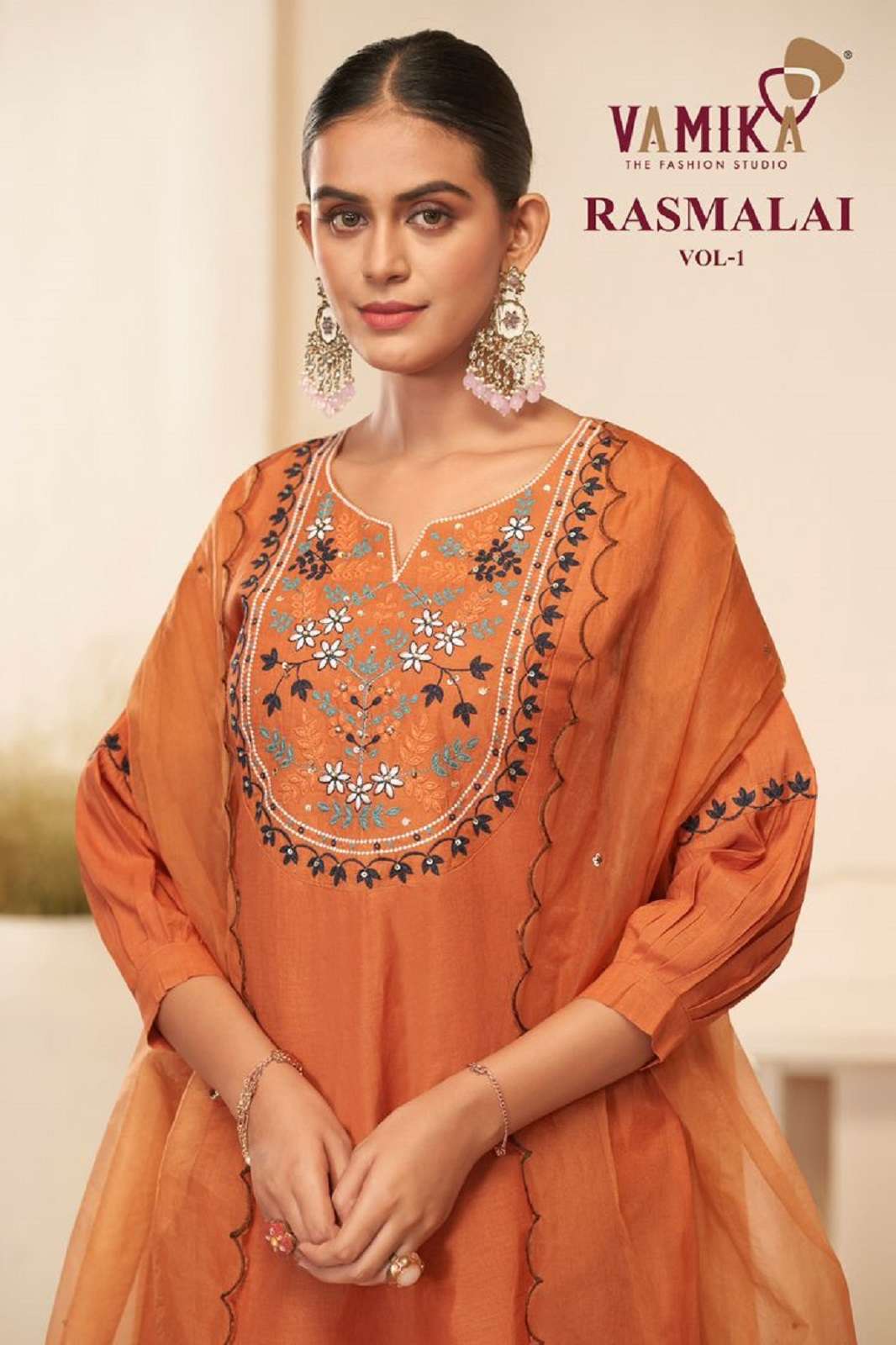 VAAMIKA RASMALAI VOL 1 HANDWORKED READY TO WEAR KURTIES