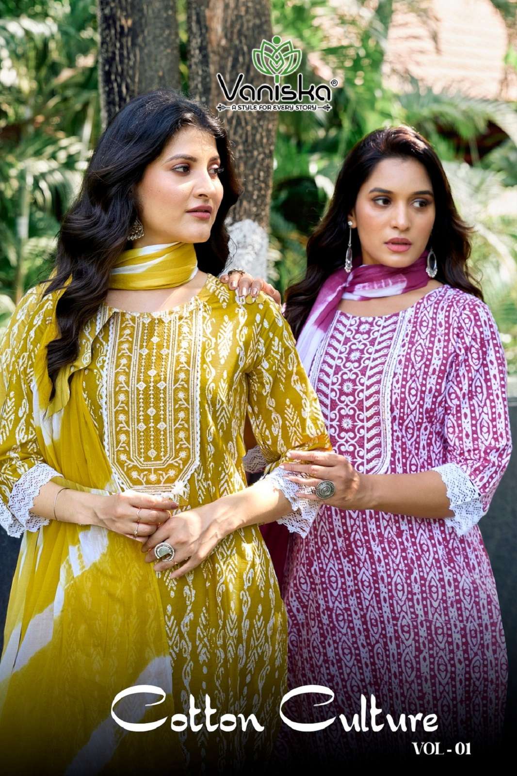 VANISHKA COTTON CULTURE VOL 1 READY TO WEAR KURTIES