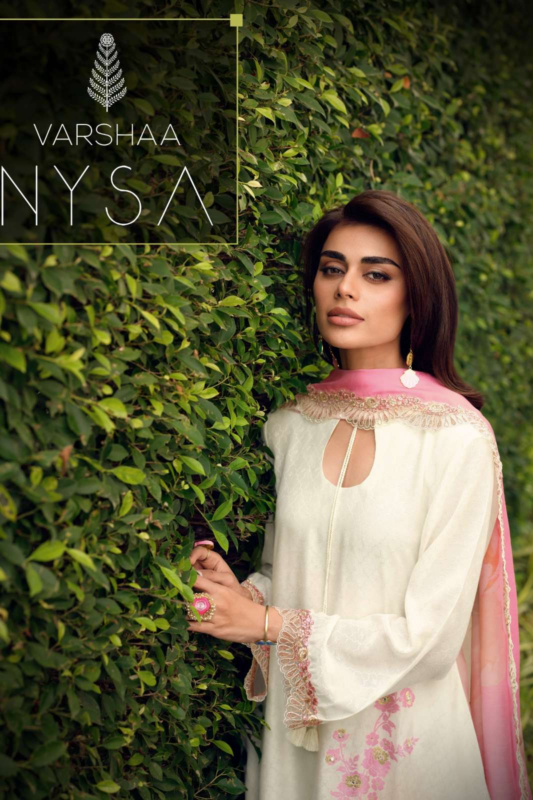 VARSHAA NYSA PREMIUM VISCOSE SILK JACQUARD SUIT WITH HANDWORK