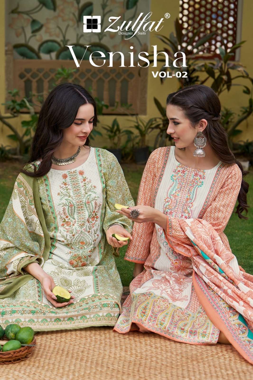 ZULFAT DESIGNER VENISHA VOL 2 COTTON PRINTED DRESS MATERIALS