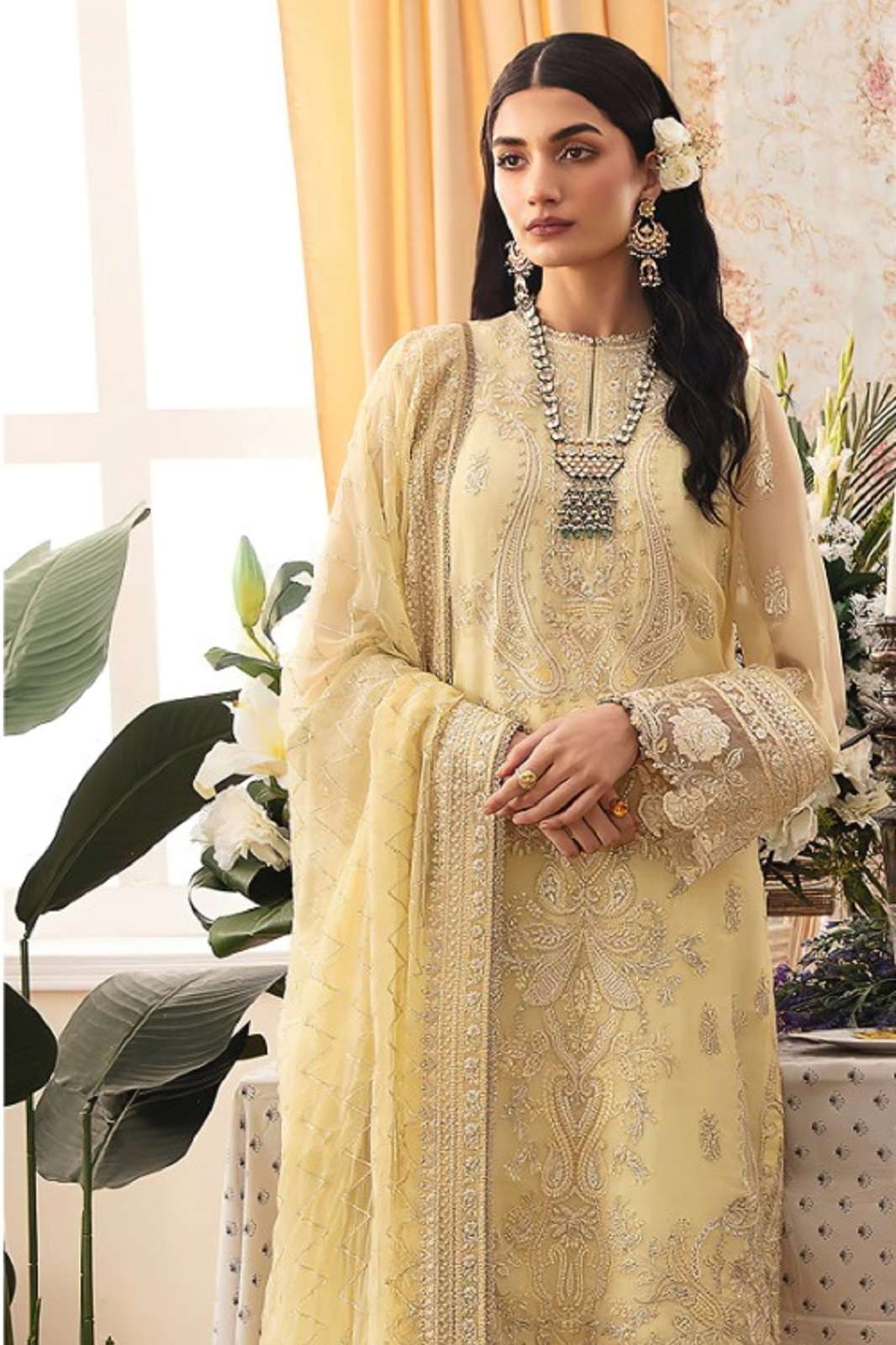 AL KHUSHBOO 6015 6016 6017 GEORGETTE EMBROIDERED SUITS