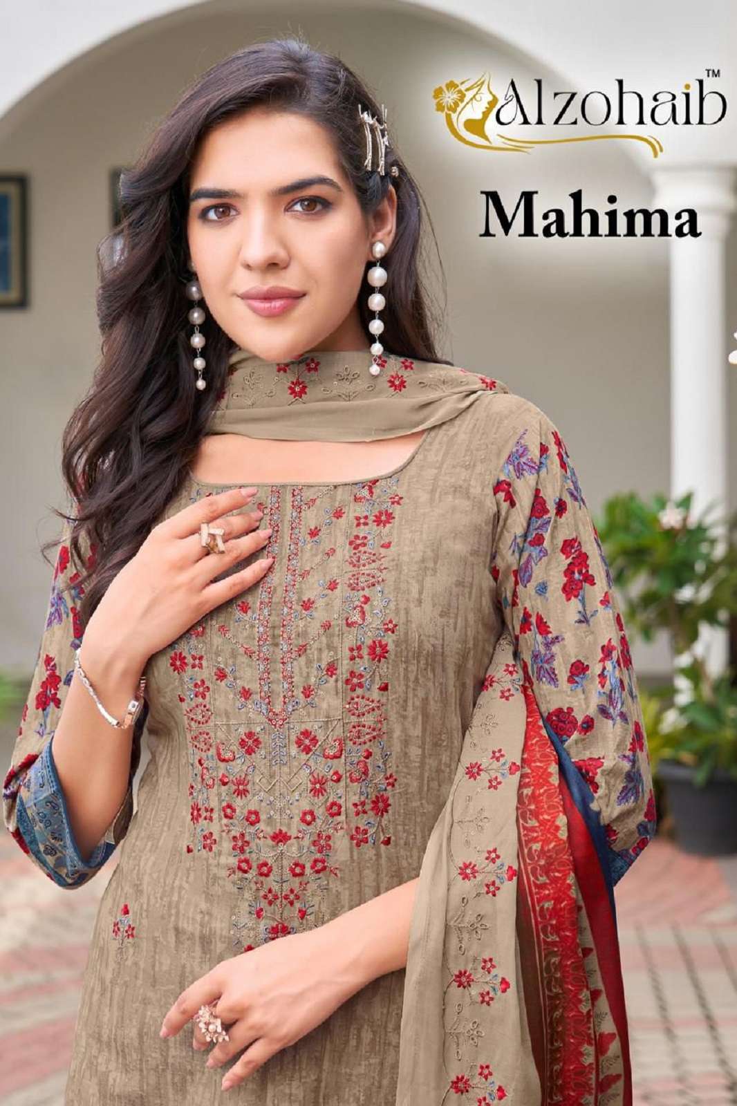 AL ZOHAIB MAHIMA 1262 TO 1267 COTTON PRINTED DRESS MATERIALS