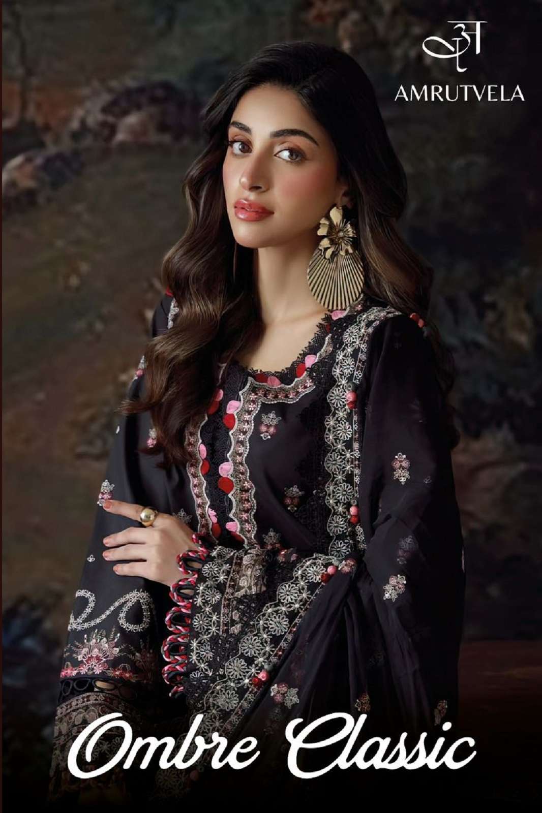 AMRUTVELA 1001 1002 1003 1004 COTTON EMBROIERED SUITS