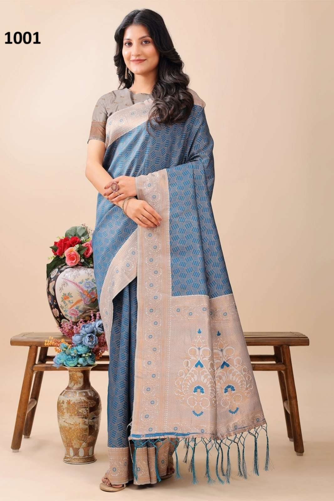 ASTITA MISS INDIA WEAVING WORK DESIGNER SILK SAREE