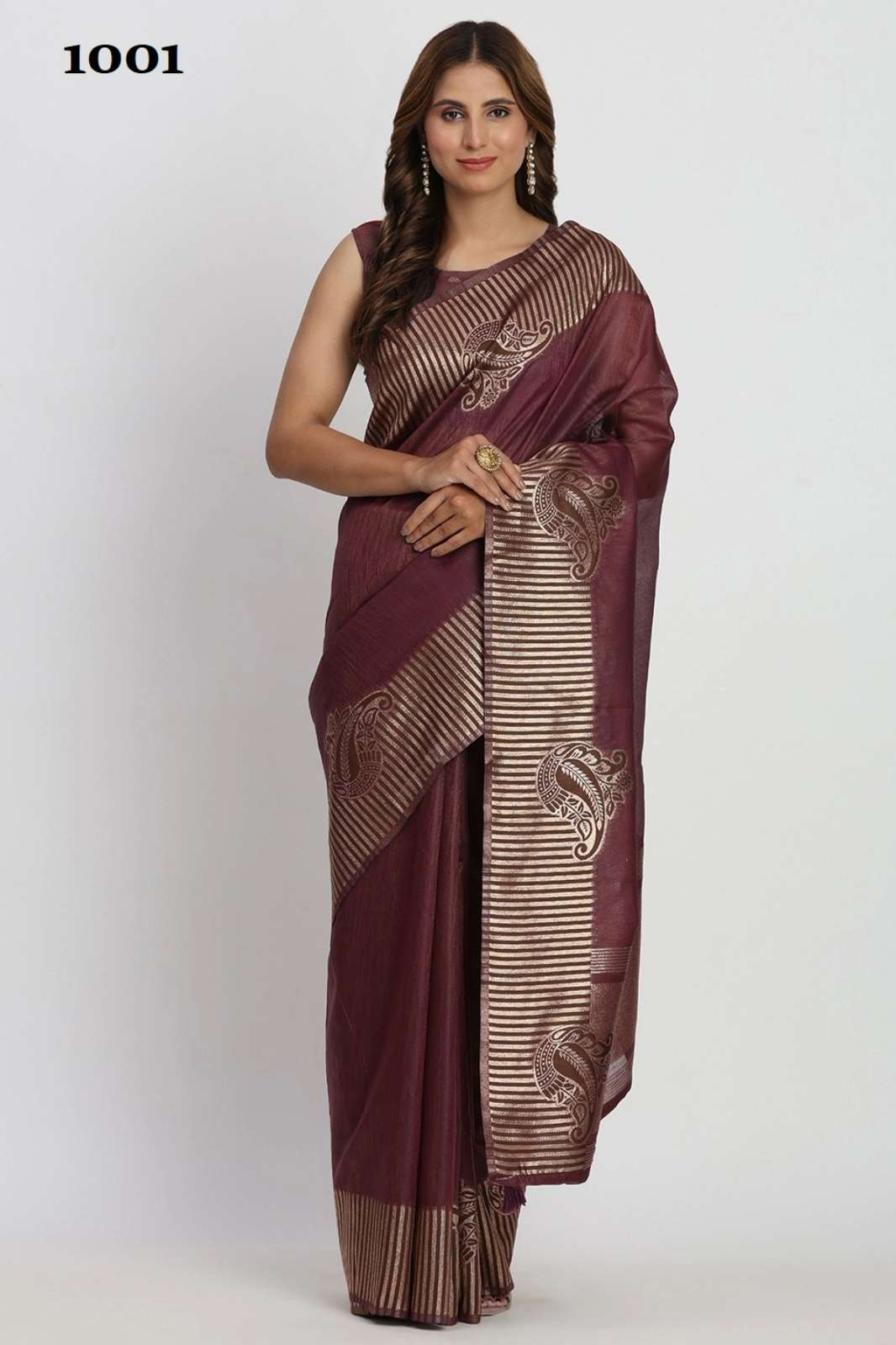 ASTITA TAARINI Casual Wear Designer Linen Cotton saree