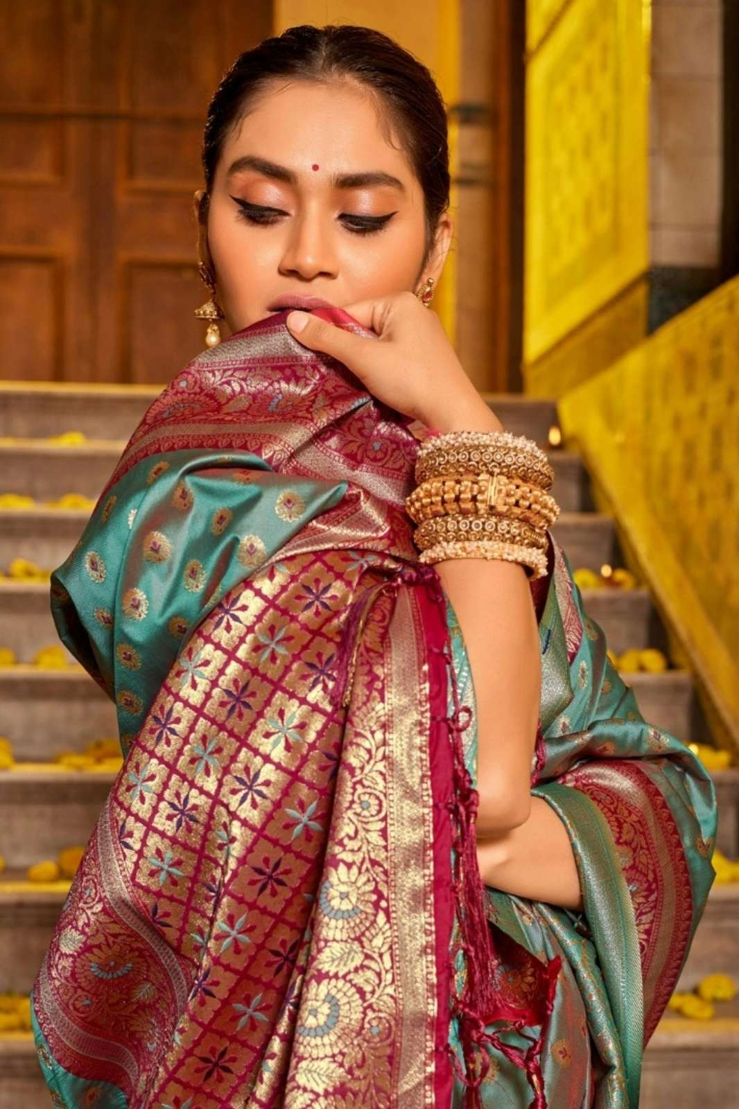 Astita Vaani Silk Banarasi Silk Weaving Saree
